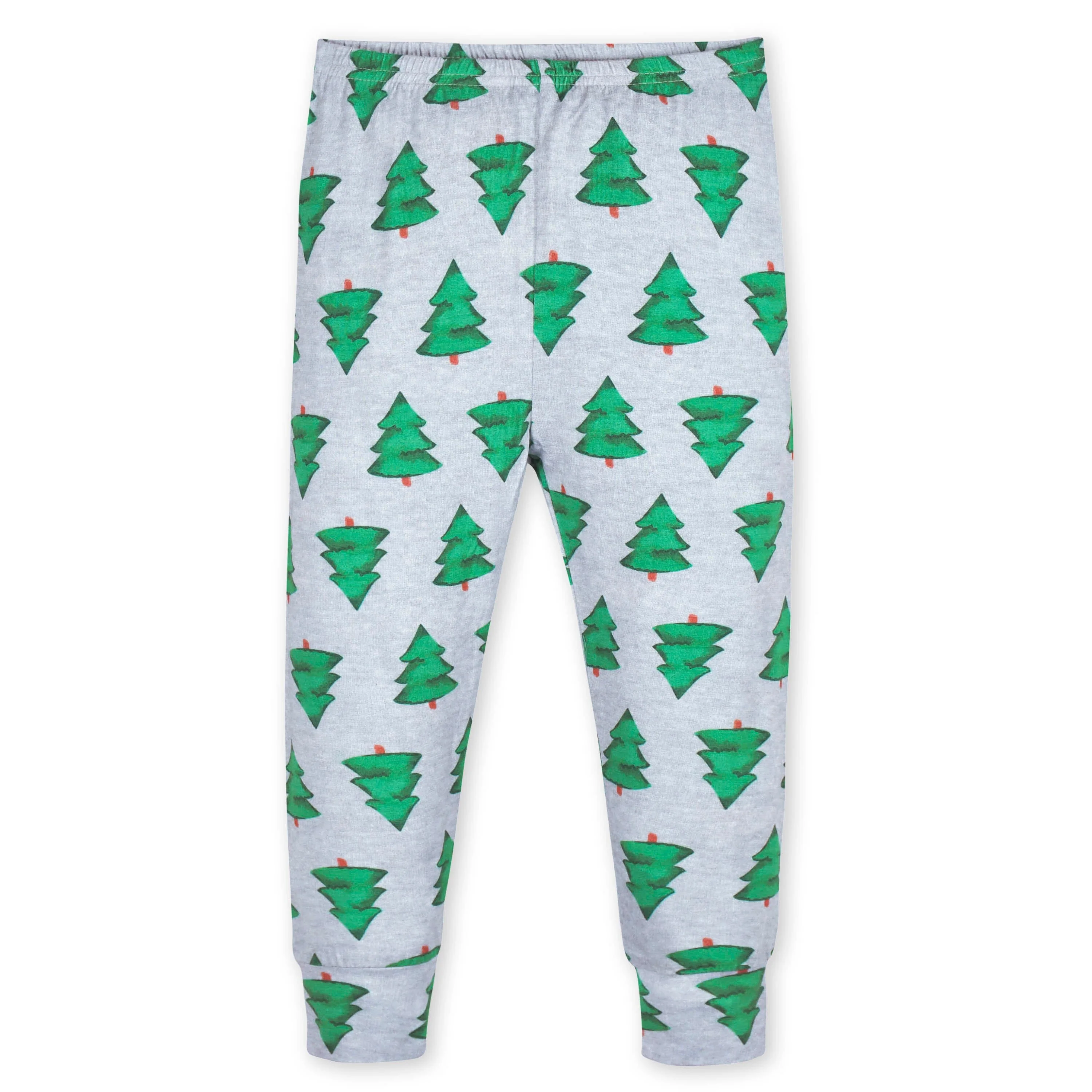 2-Piece Infant & Toddler Spruce Buttery Soft Viscose Made from Eucalyptus Snug Fit Holiday Pajamas - Image 5