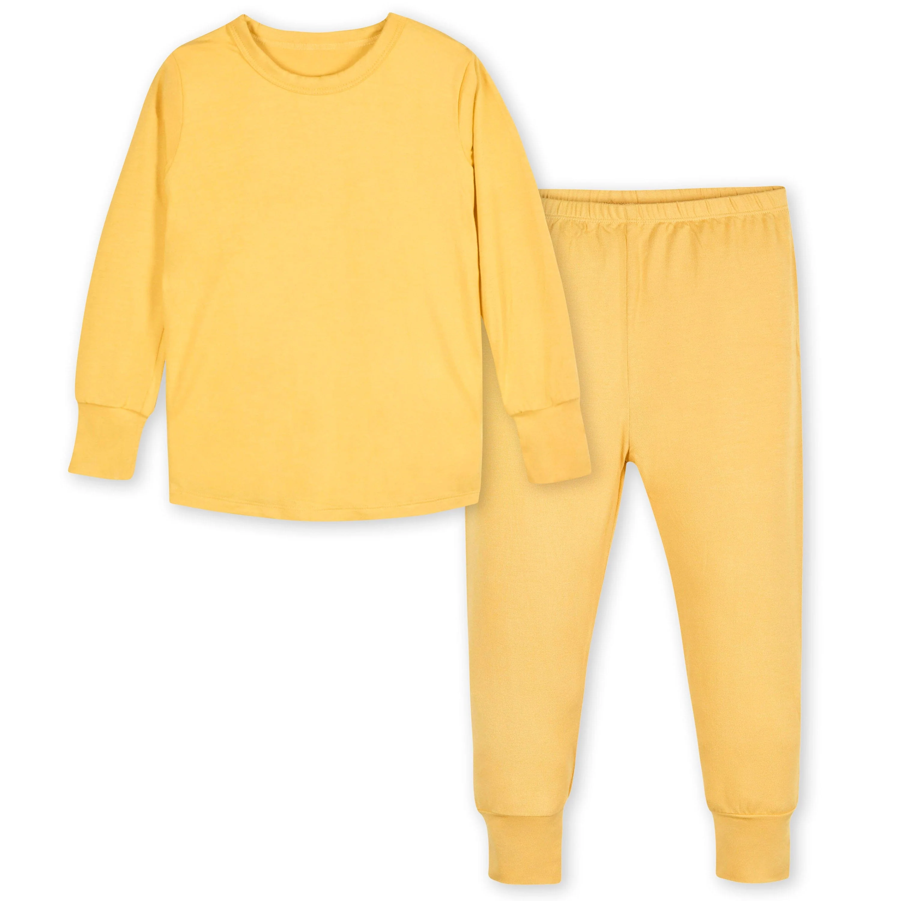 2-Piece Infant & Toddler Honey Buttery Soft Viscose Made from Eucalyptus Snug Fit Pajamas - Image 2