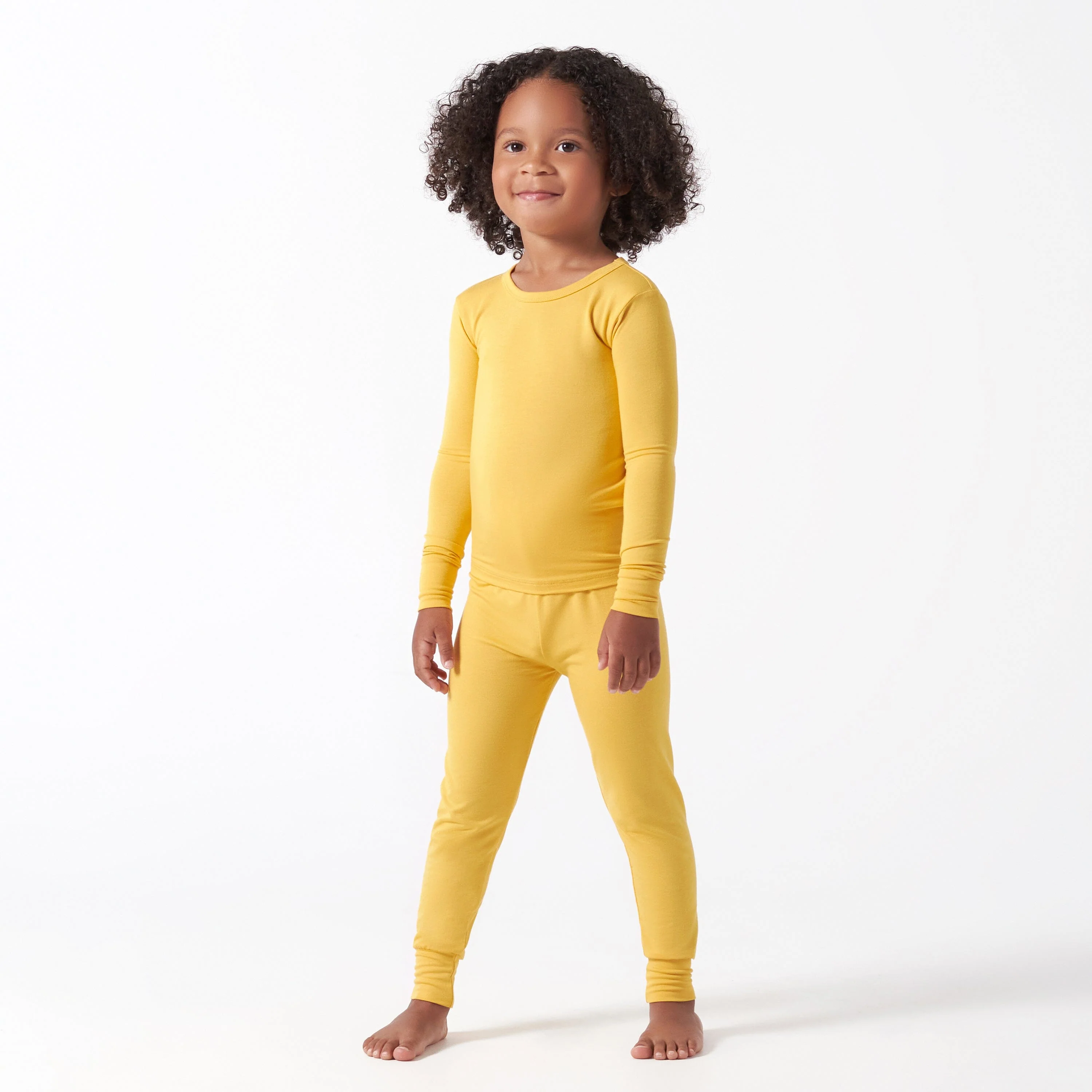 2-Piece Infant & Toddler Honey Buttery Soft Viscose Made from Eucalyptus Snug Fit Pajamas - Image 3