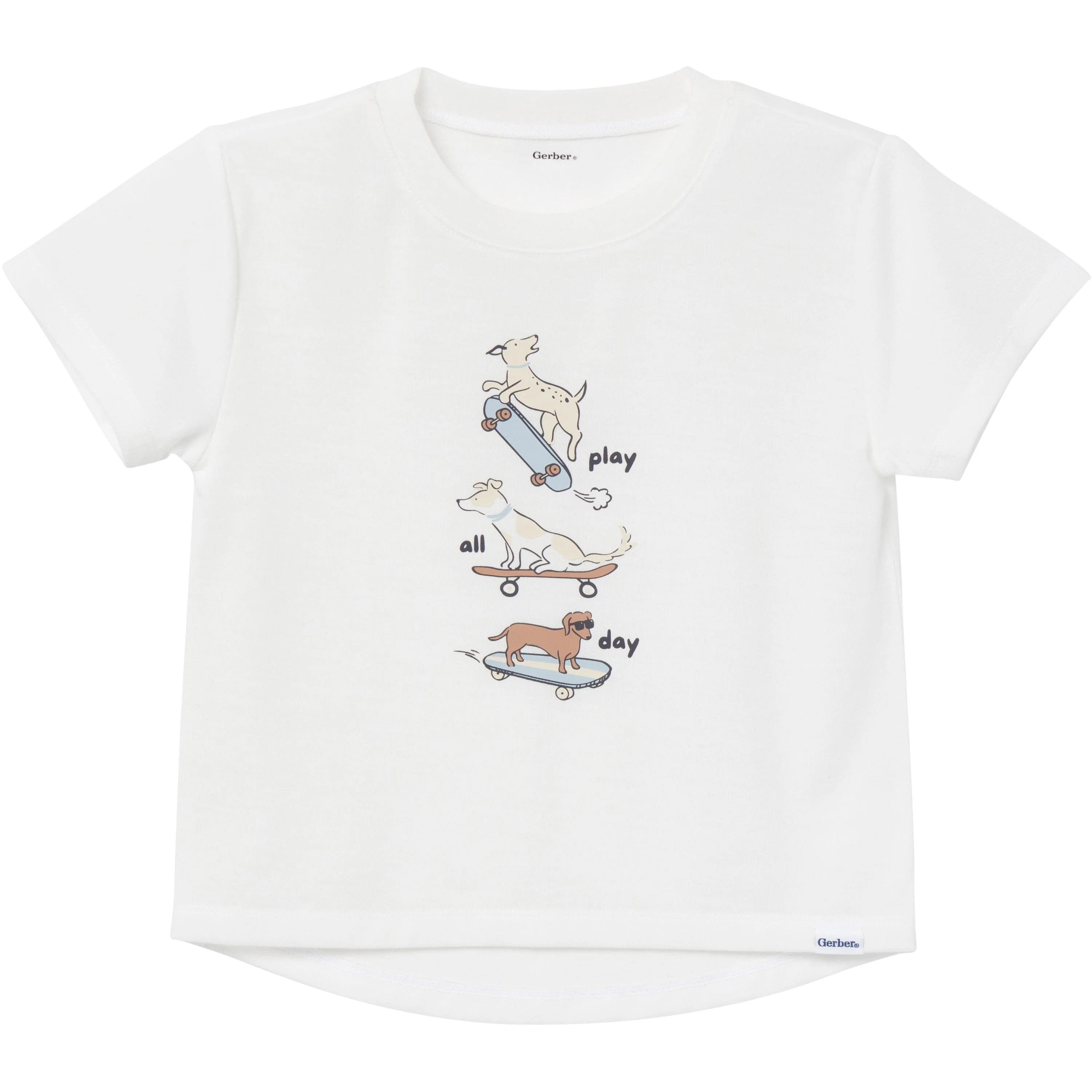 2-Piece Toddler Boys Dog Pajama Shorts Set - Image 5