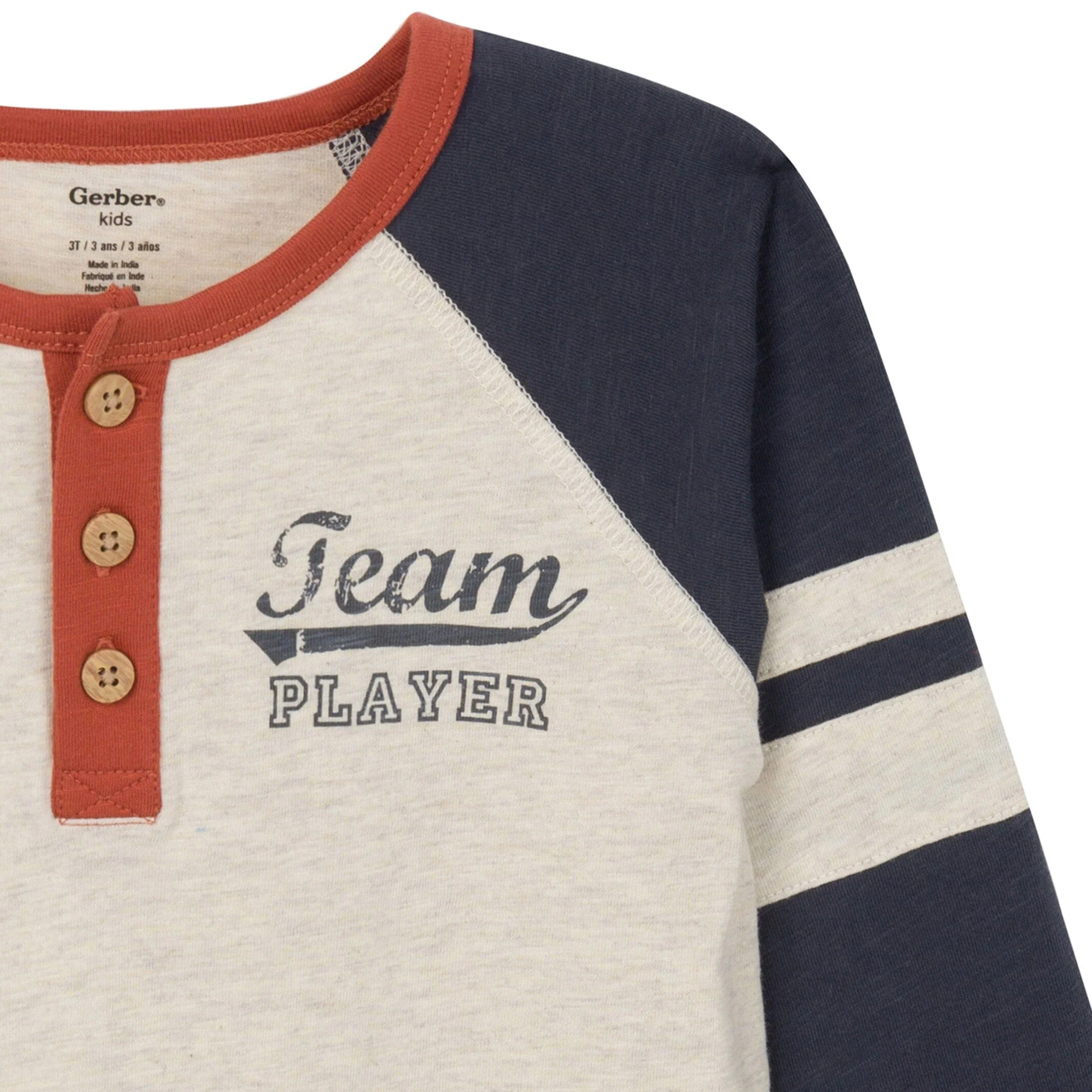 2-Piece Toddler Boys Team Player Top & Joggers Set - Image 3