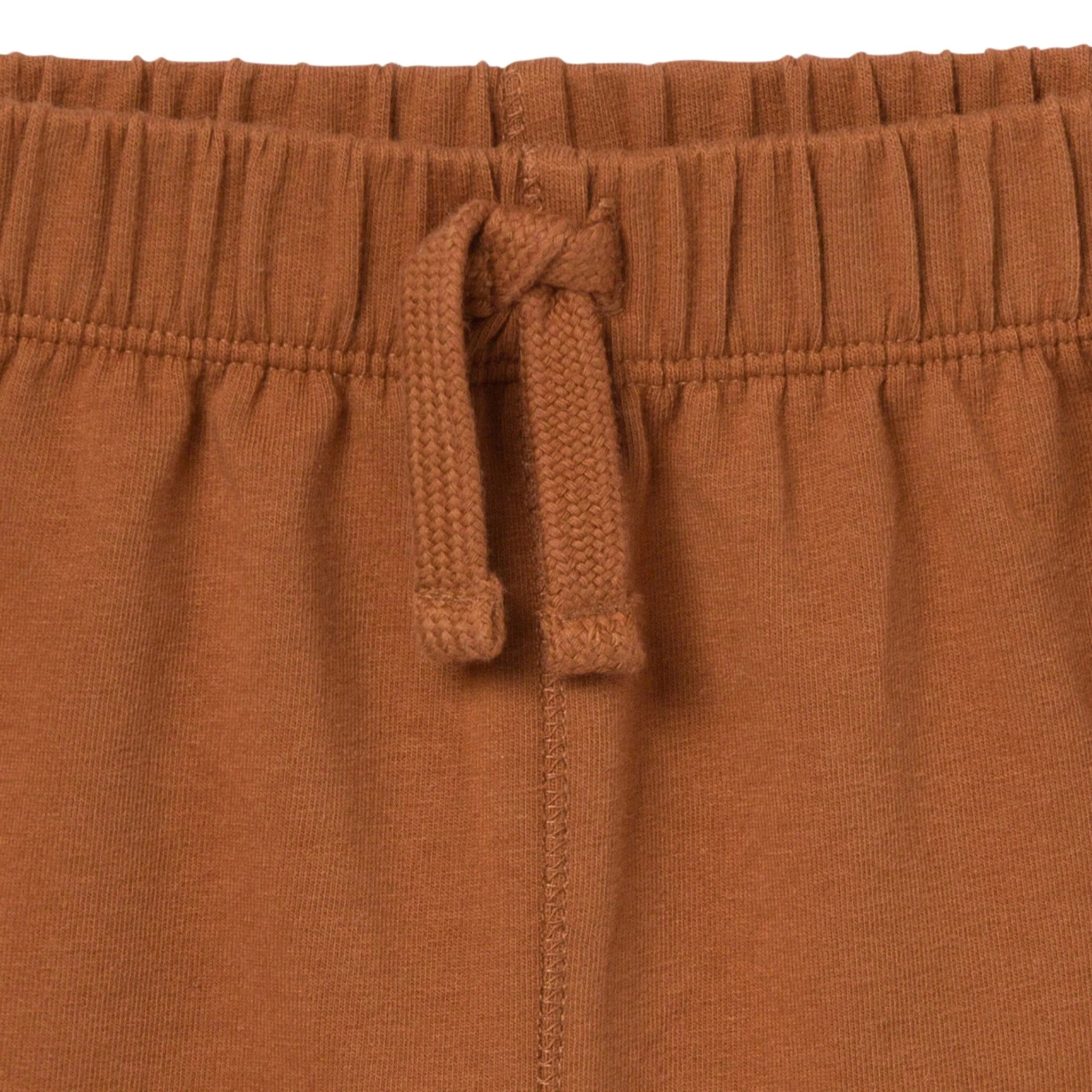 2-Piece Toddler Boys Medium Brown Henley Shirt and Shorts Set - Image 9