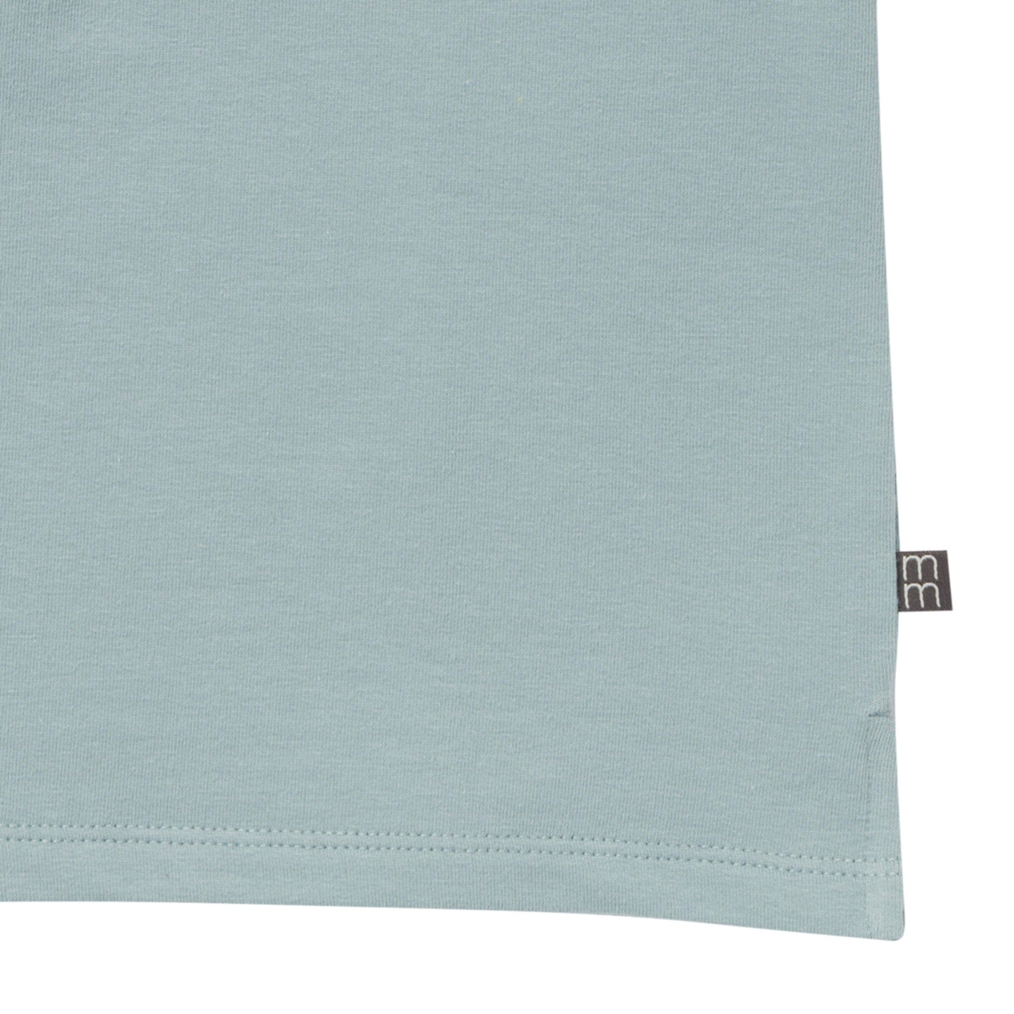 2-Piece Toddler Boys Medium Teal Henley Shirt and Shorts Set - Image 4