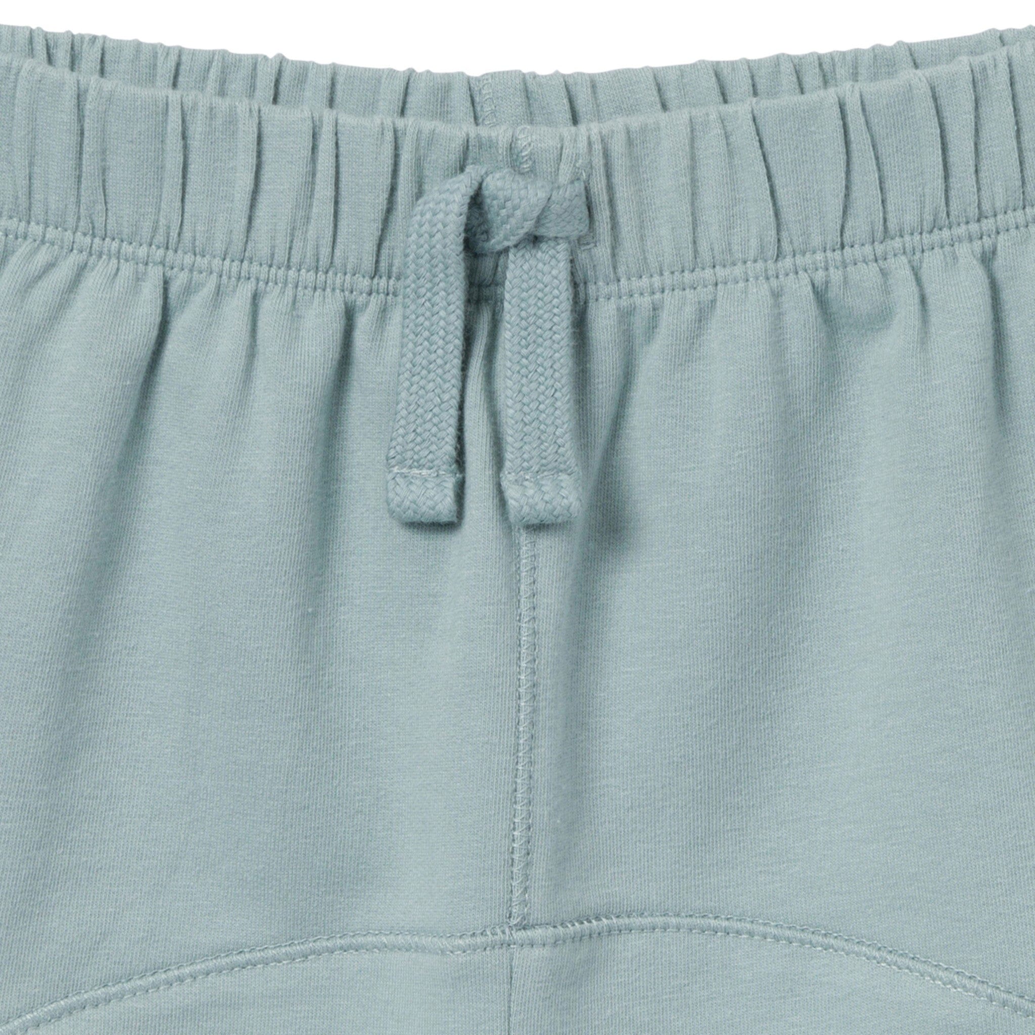 2-Piece Toddler Boys Medium Teal Henley Shirt and Shorts Set - Image 6