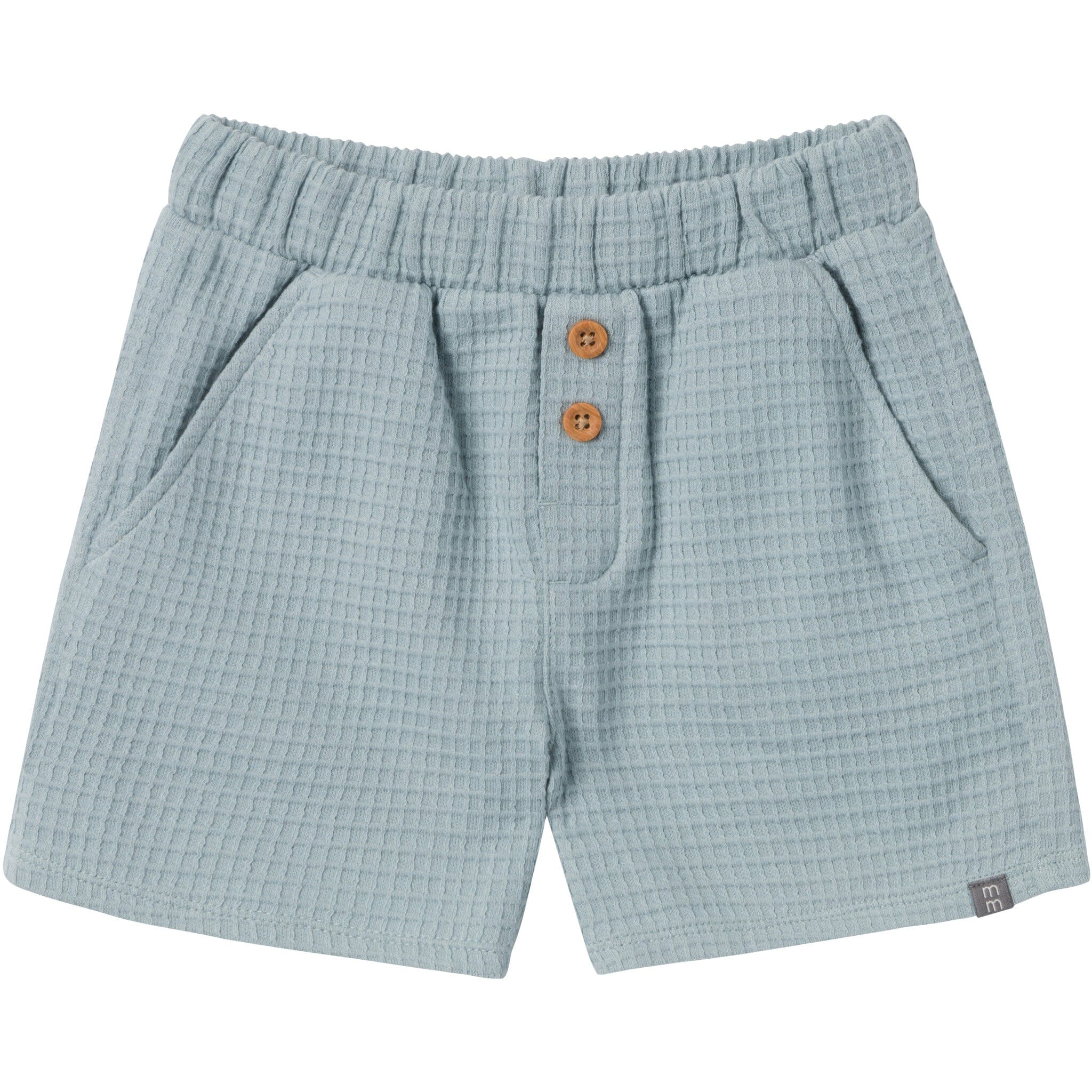 2-Piece Toddler Boys Teal Johnny Collar Shirt and Shorts Set - Image 4