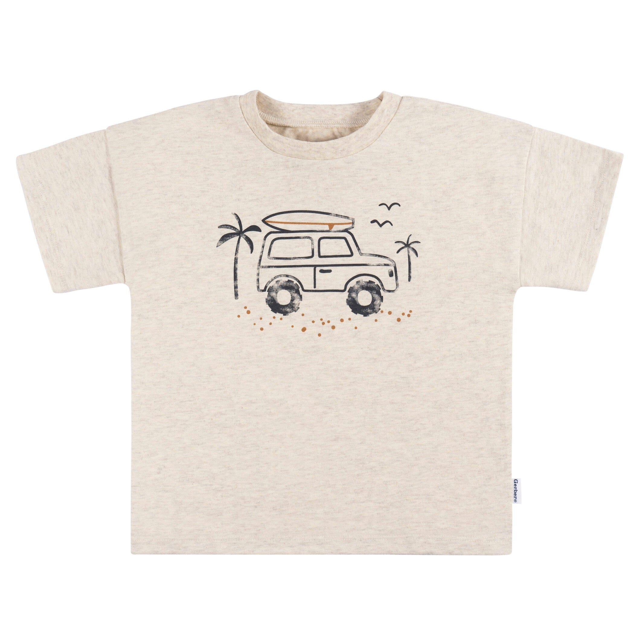 2-Piece Toddler Boys Surf Life T-Shirt & Cargo Shorts Set - Image 2