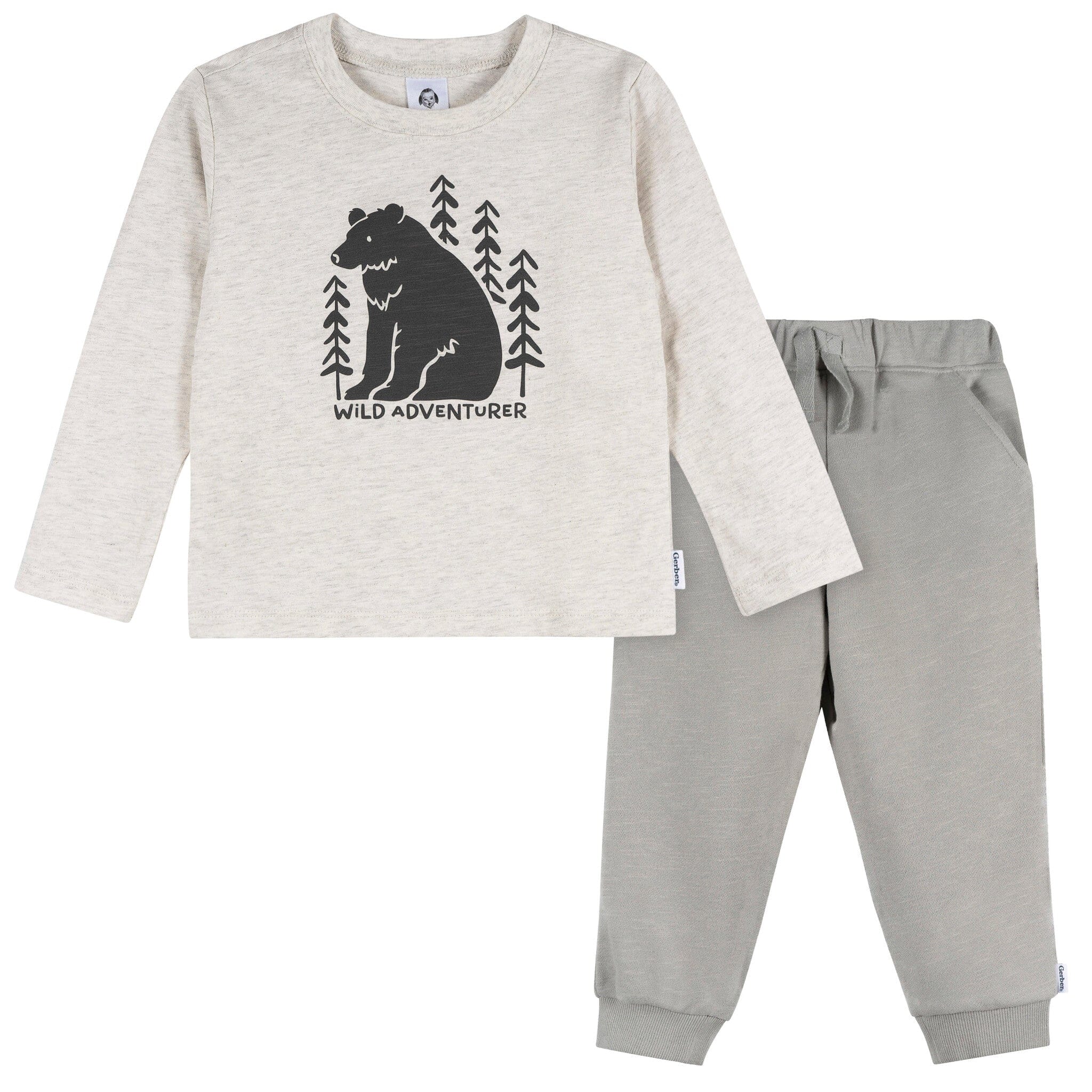 2-Piece Toddler Boys Wild Adventure Top and Jogger Set