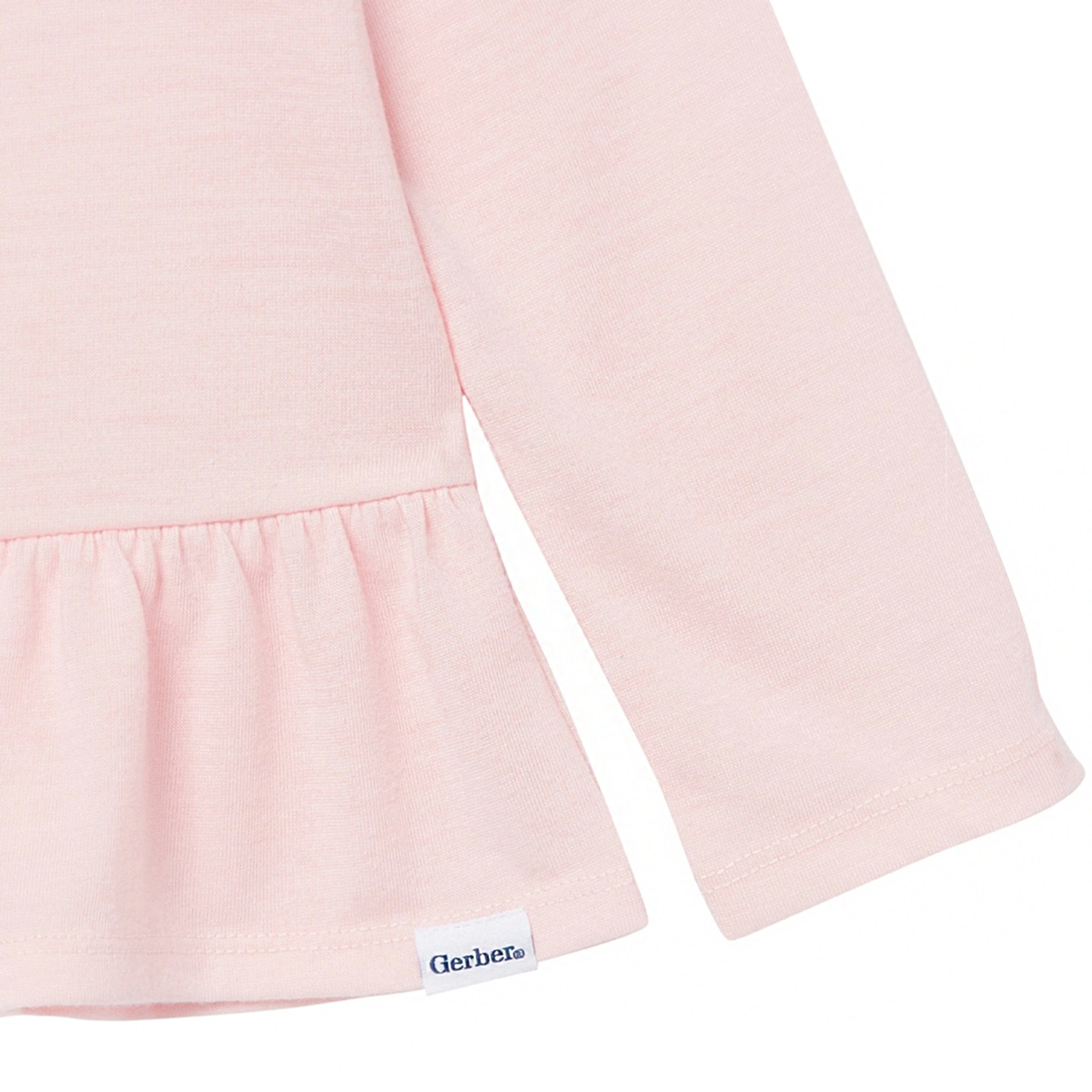 2-Piece Toddler Girls Deer Peplum Pajama Set - Image 3