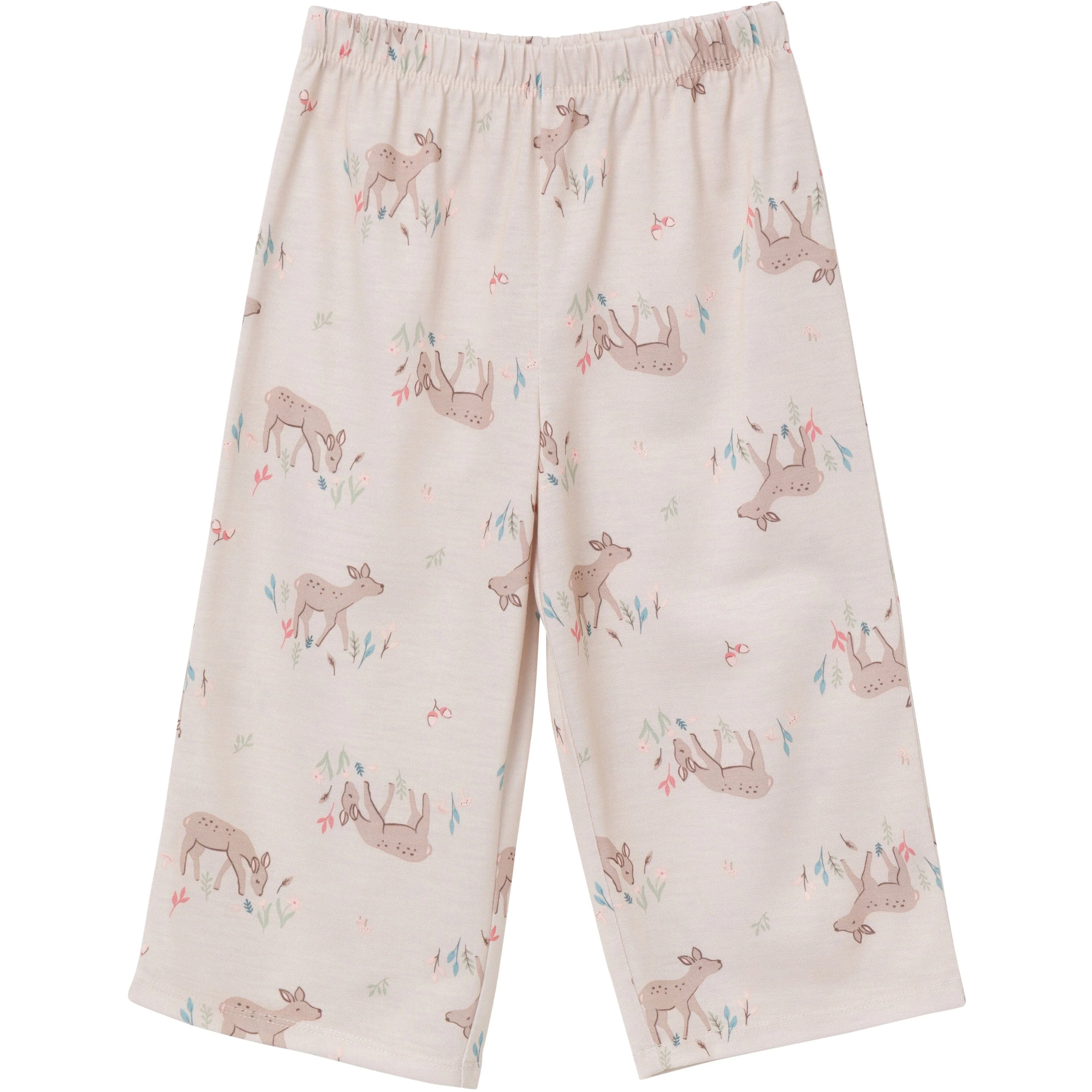 2-Piece Toddler Girls Deer Peplum Pajama Set - Image 4