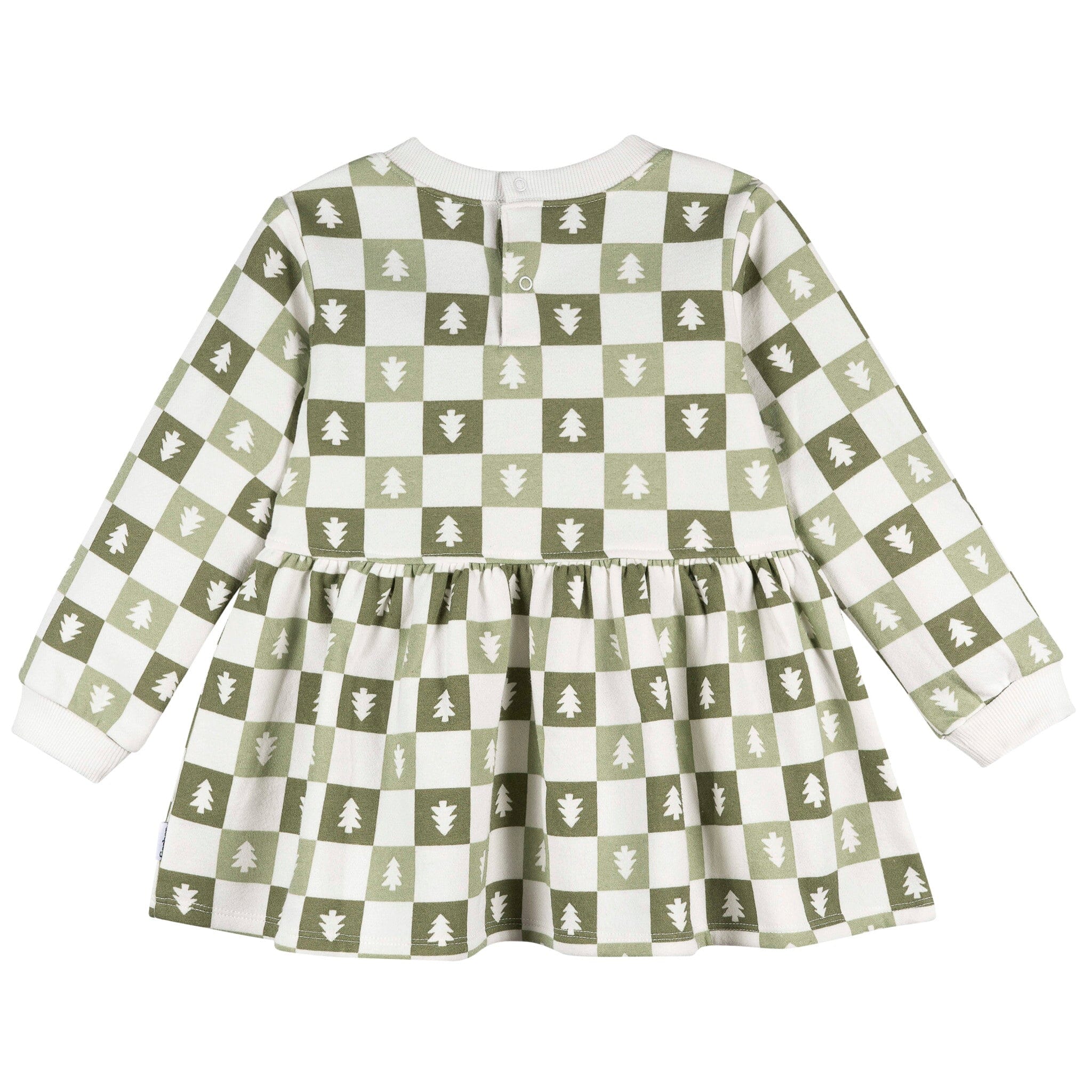 2-Piece Toddler Girls Green Trees Dress and Legging Set - Image 7