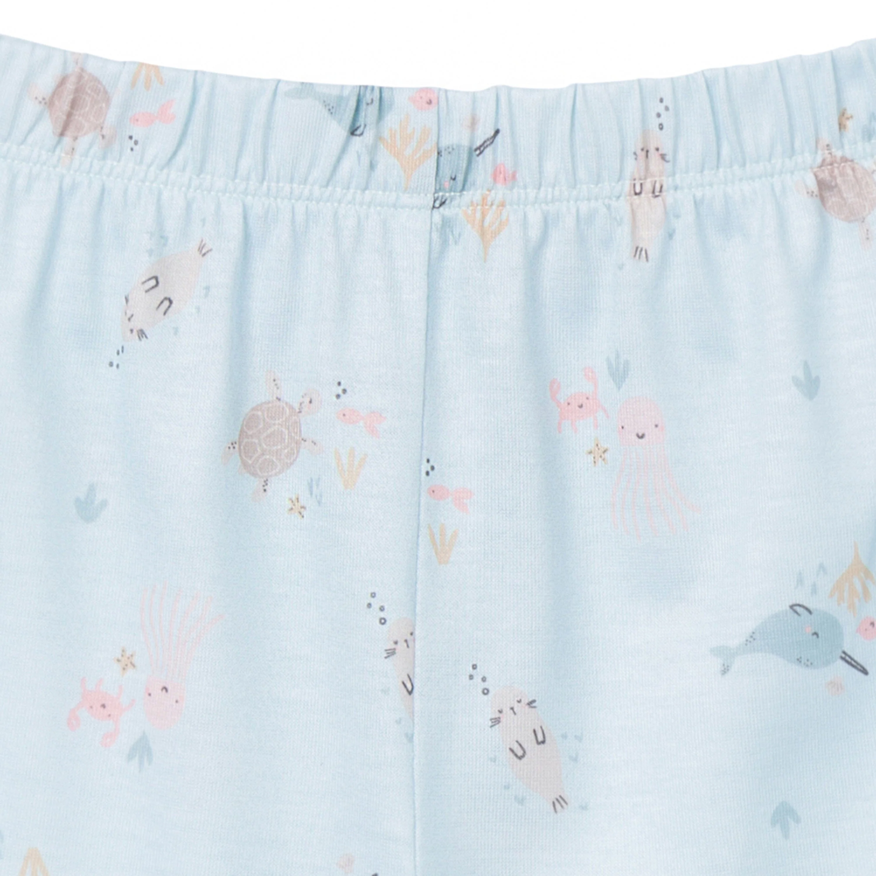 2-Piece Toddler Girls Sea Pajama Set - Image 8