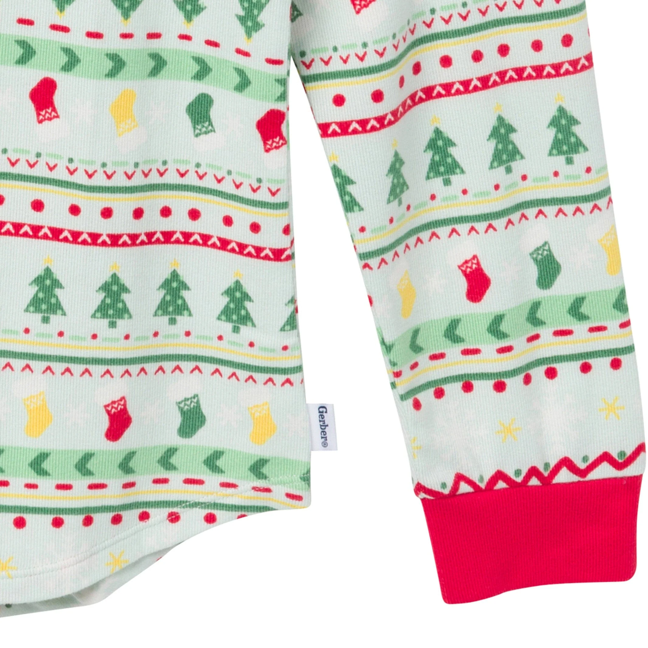 2-Piece Women's Oh What Fun Fair Isle Hacci Pajama Set - Image 7