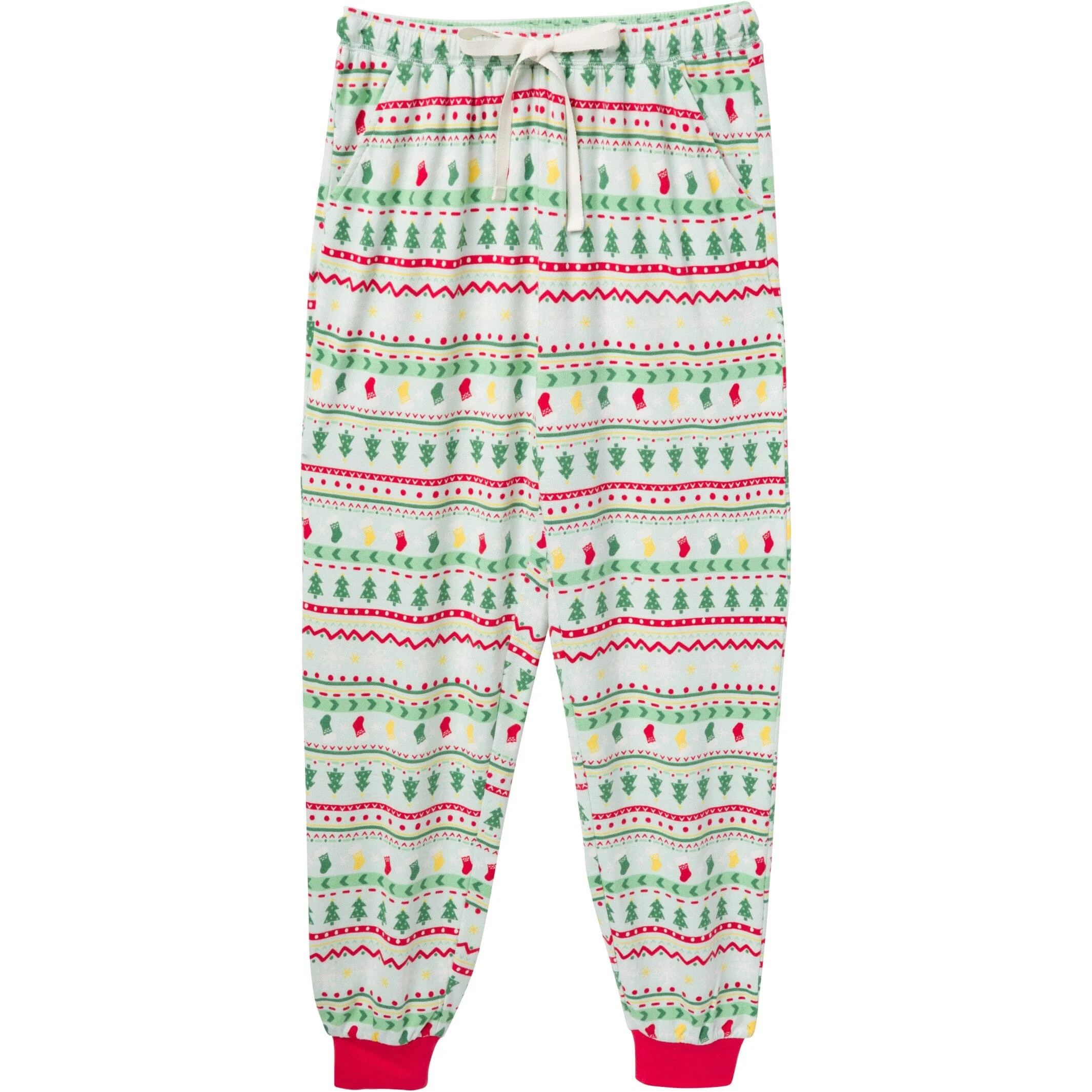 2-Piece Women's Oh What Fun Fair Isle Hacci Pajama Set - Image 8