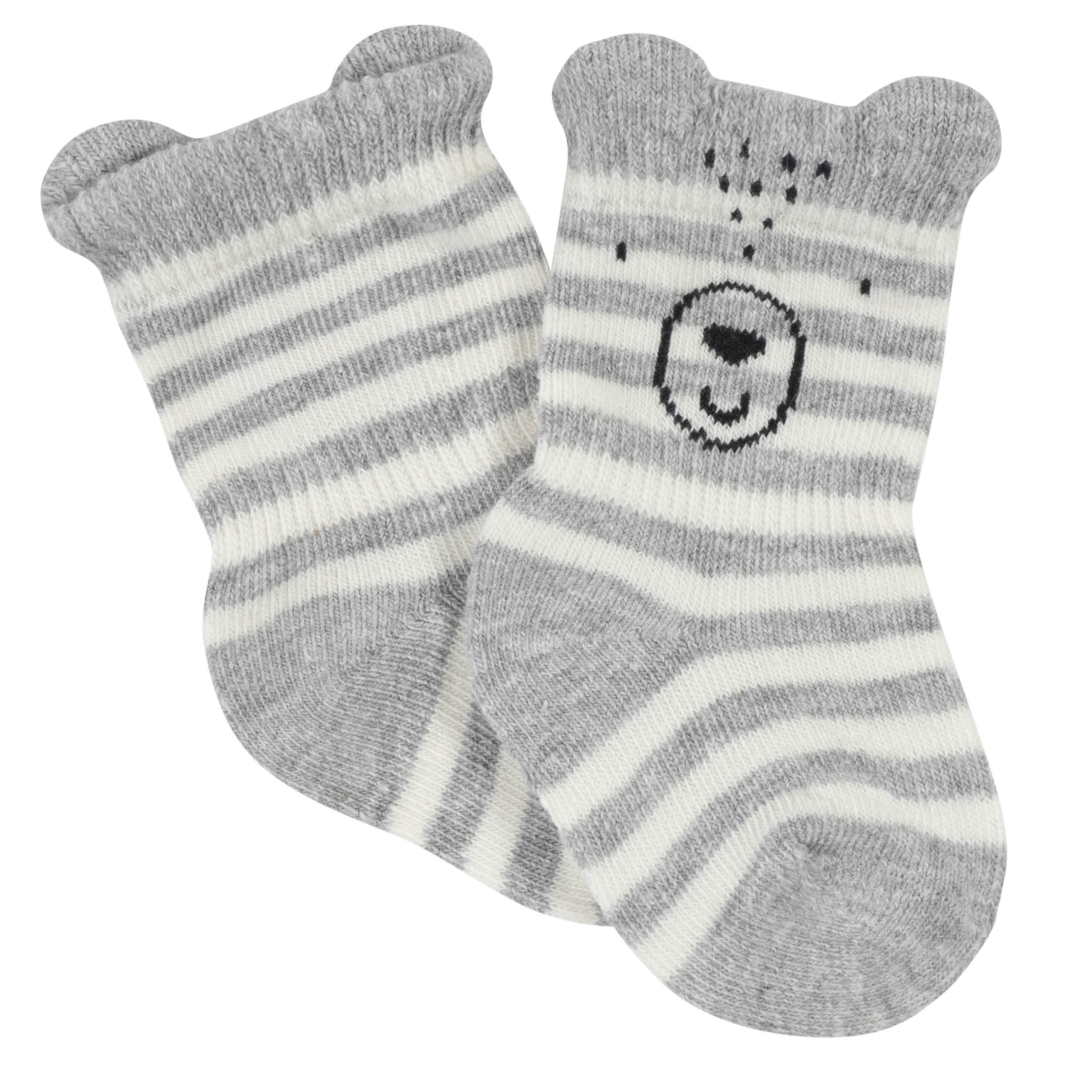 21-Piece Baby Boys Bear Terry Bib, Burpcloth, Mittens, Cap and Bootie Sock Set - Image 10