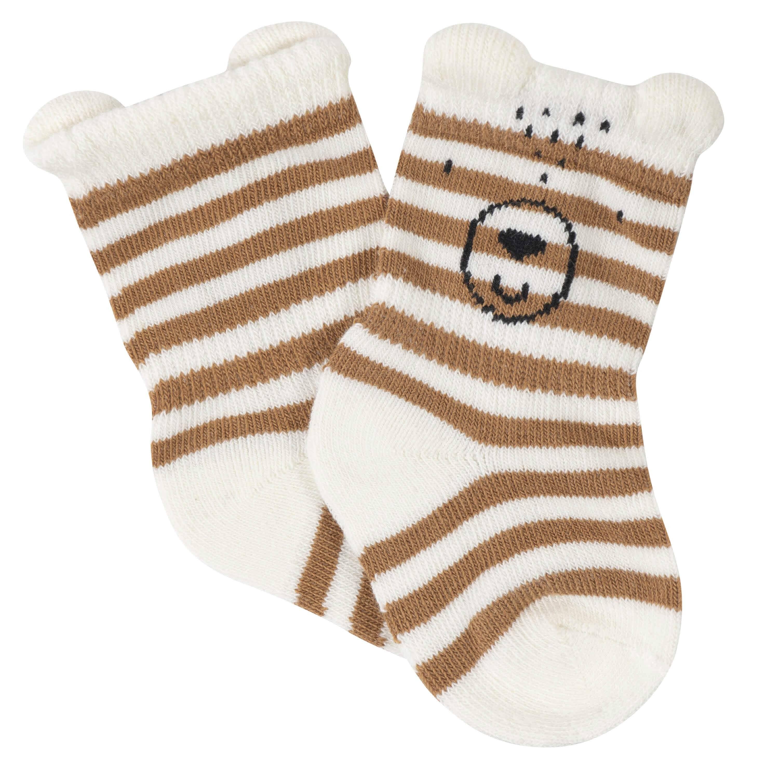 21-Piece Baby Boys Bear Terry Bib, Burpcloth, Mittens, Cap and Bootie Sock Set - Image 11