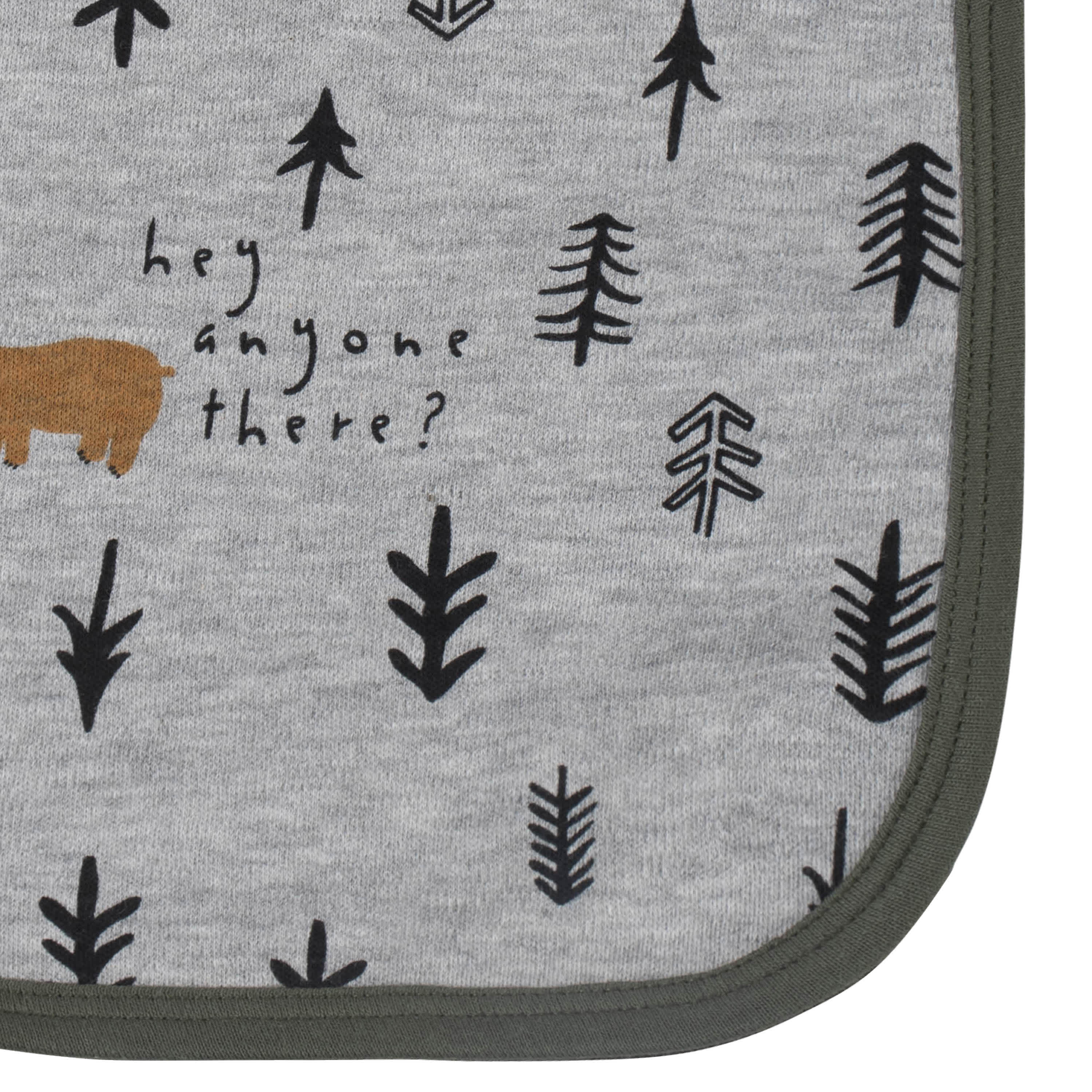 21-Piece Baby Boys Bear Terry Bib, Burpcloth, Mittens, Cap and Bootie Sock Set - Image 5