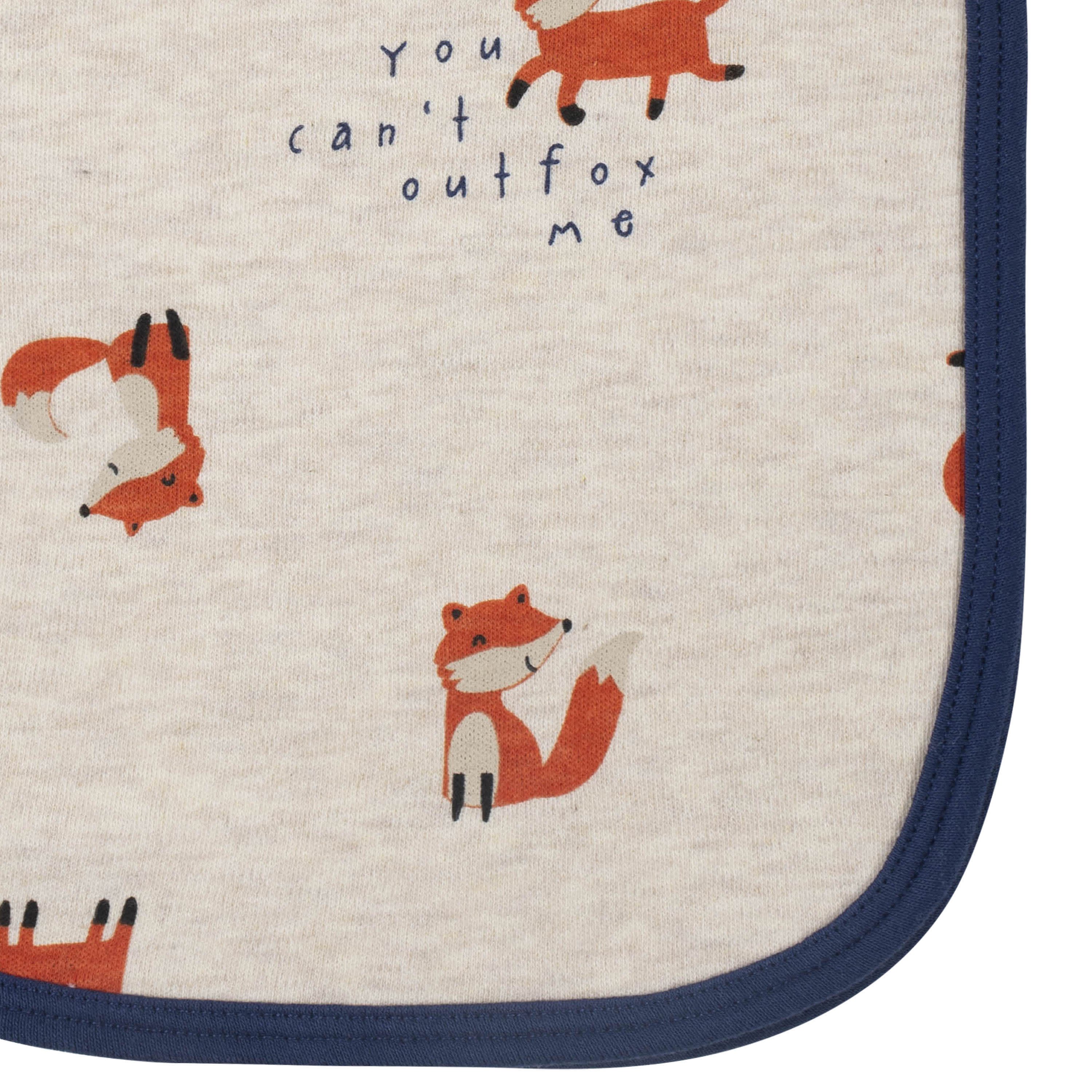 21-Piece Baby Boys Fox Terry Bib, Burpcloth, Mittens, Cap and Bootie Sock Set - Image 5