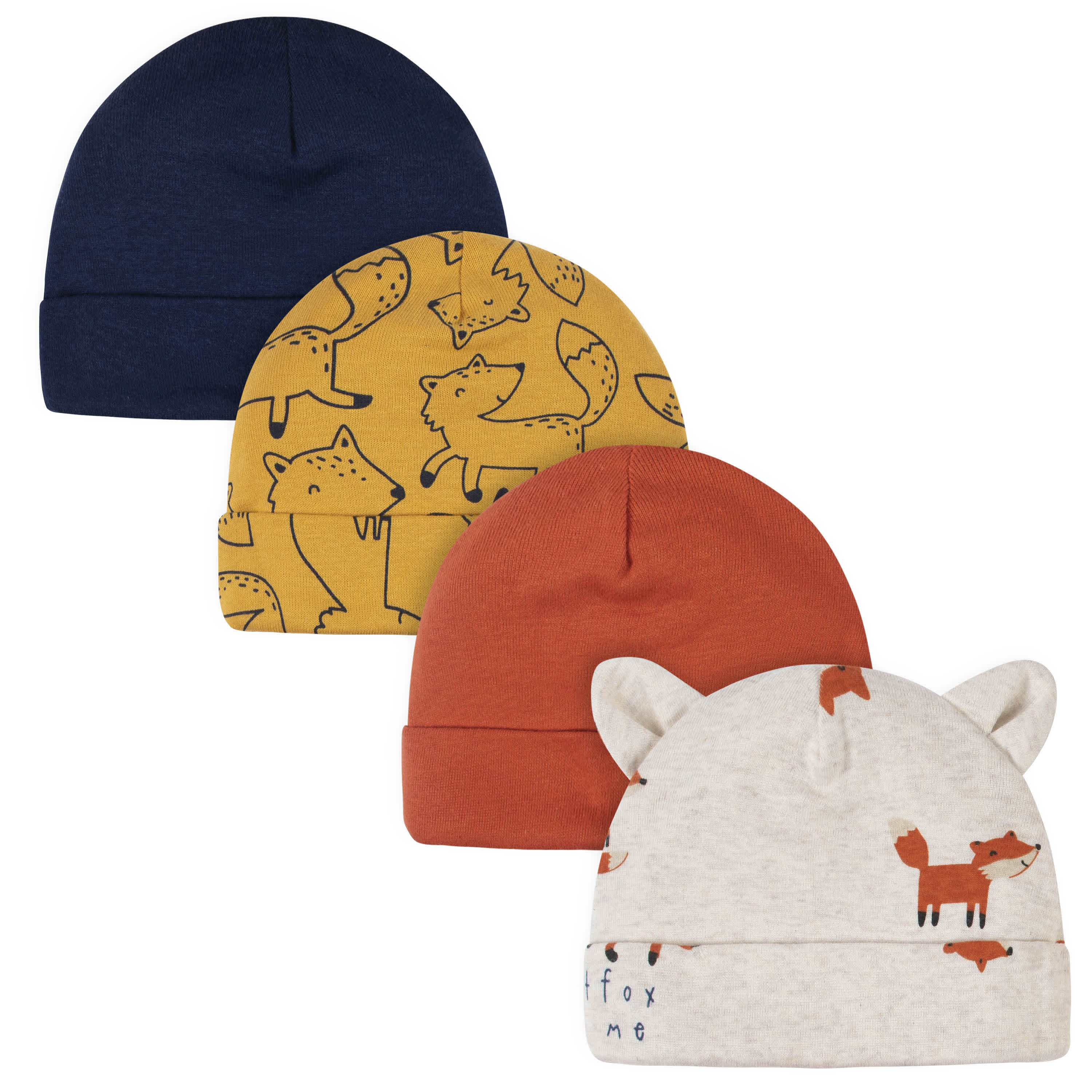 21-Piece Baby Boys Fox Terry Bib, Burpcloth, Mittens, Cap and Bootie Sock Set - Image 6