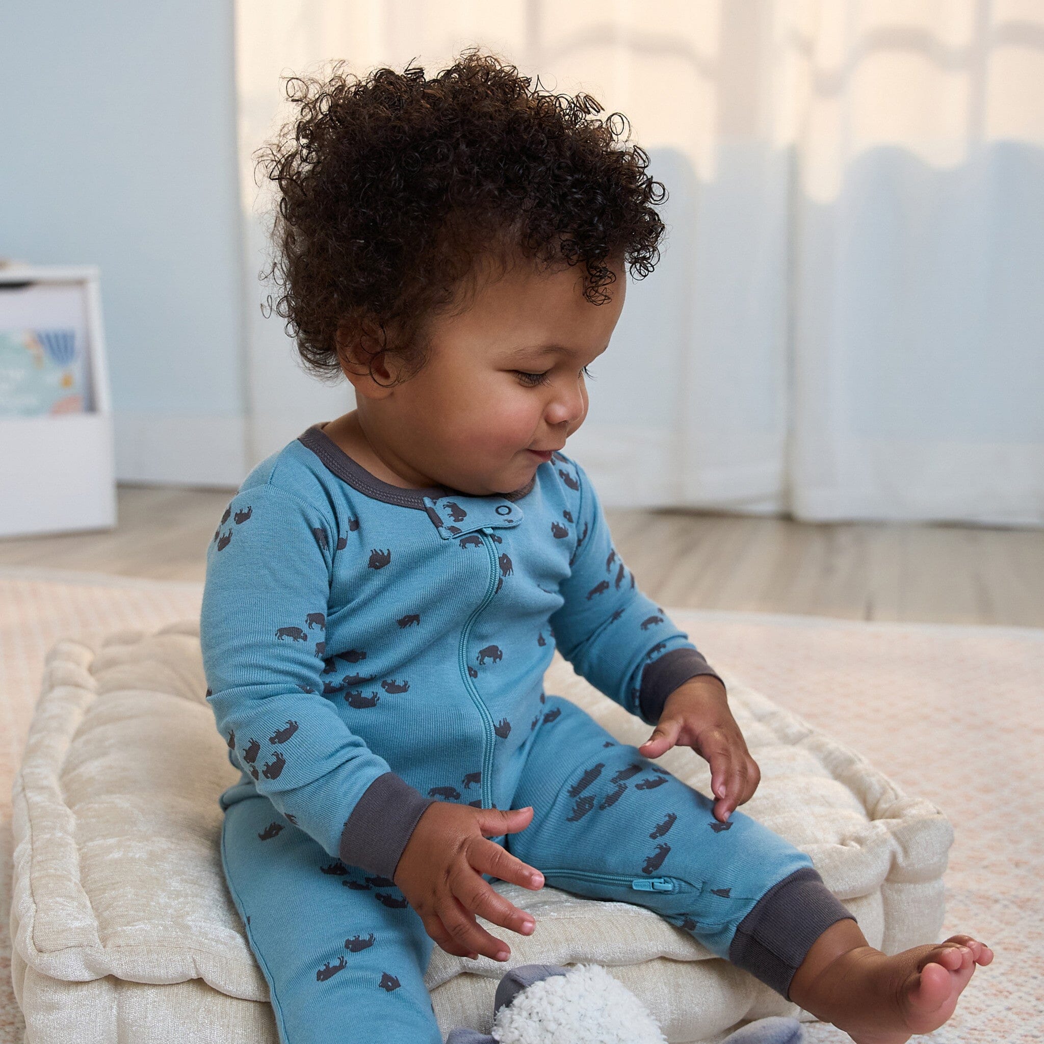 3-Pack Baby & Toddler Boys Buffalo Snug Fit Footless Pajamas - Image 2
