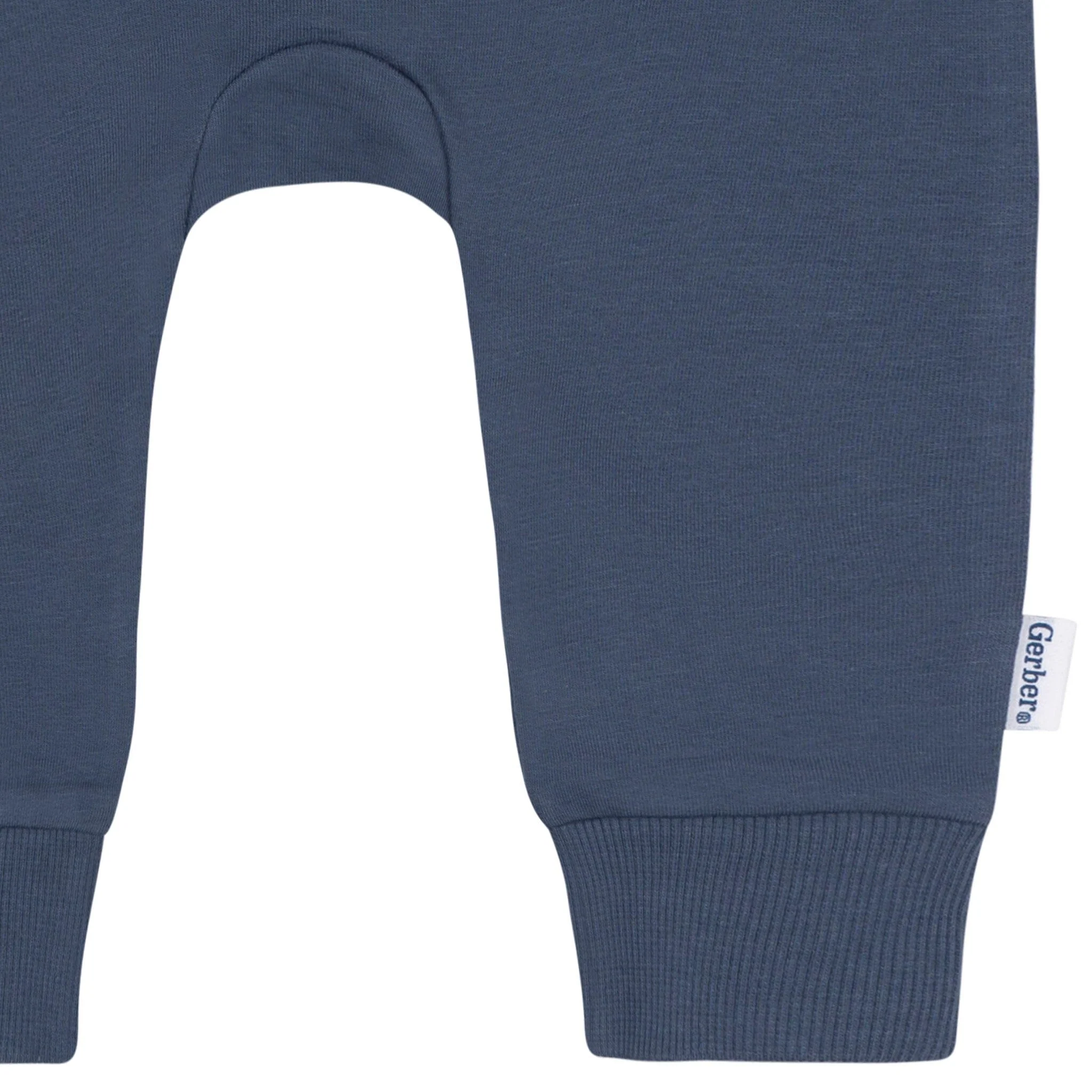 3-Pack Baby & Toddler Boys Stripe, Navy, & Brown Jogger Pants - Image 3