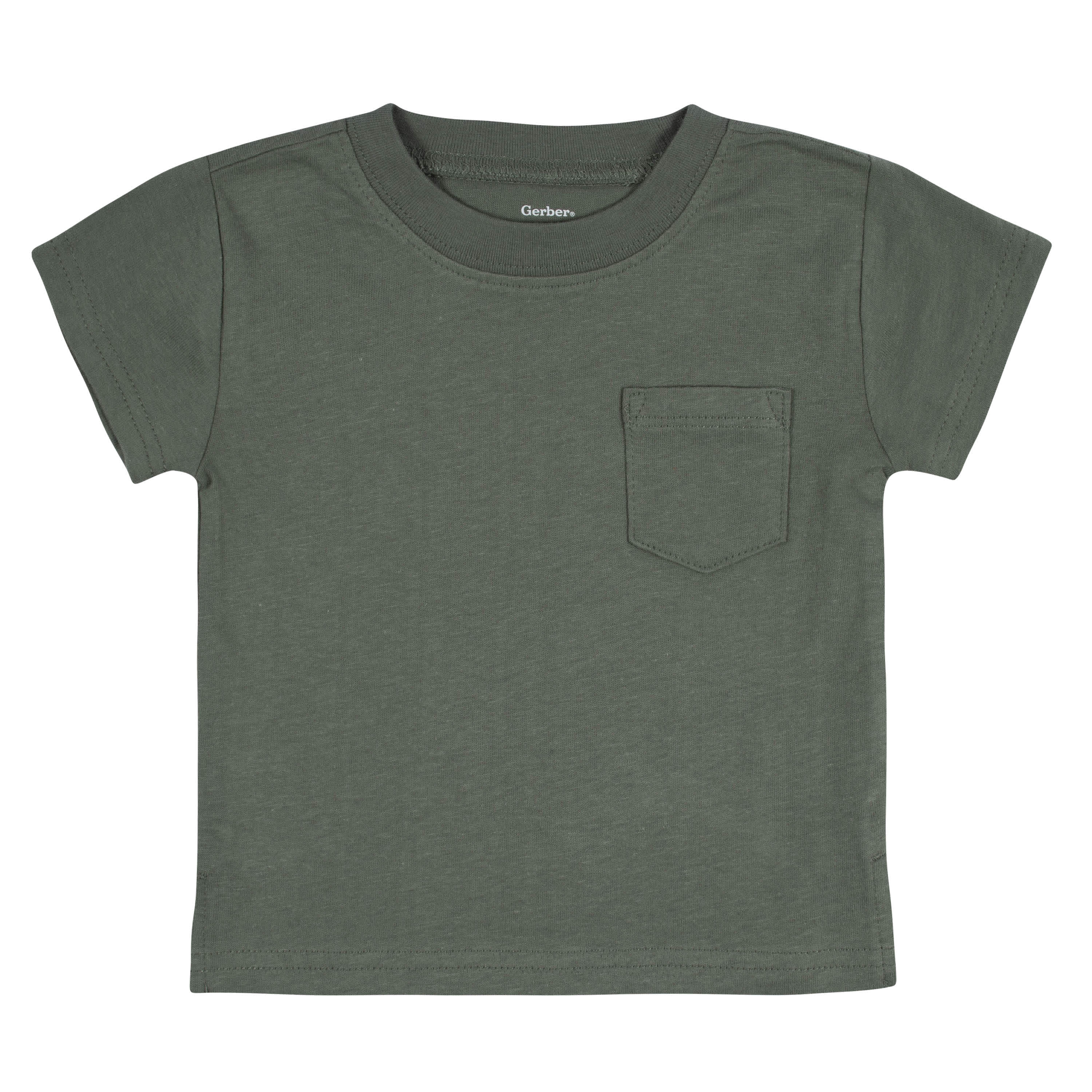 3-Pack Baby & Toddler Boys Color Me Camo Short Sleeve Pocket Tees - Image 6