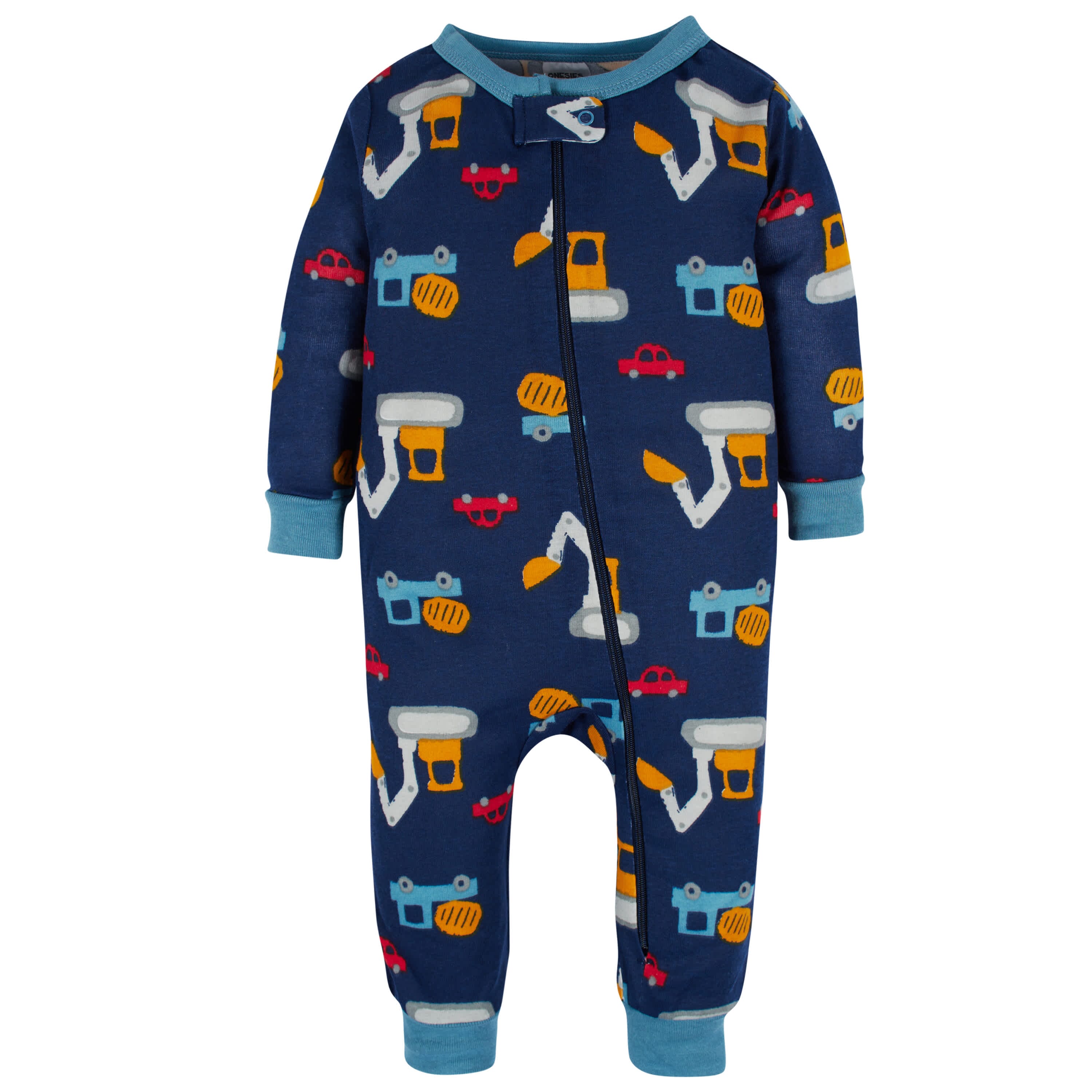 3-Pack Baby & Toddler Boys Construction Zone Snug Fit Footless Pajamas - Image 3