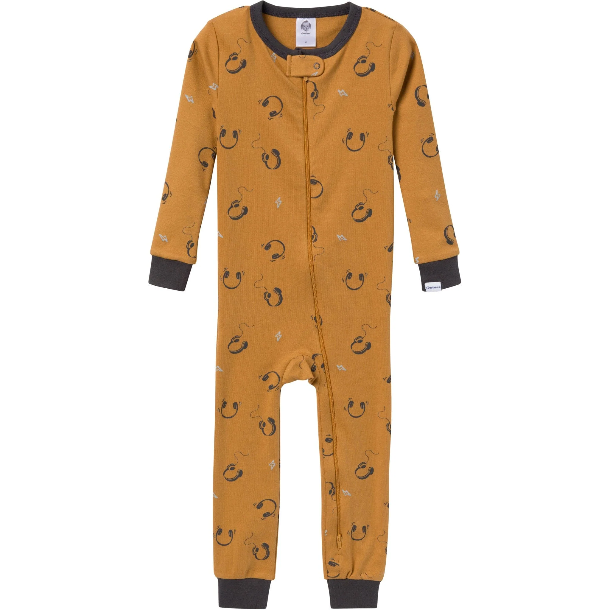 3-Pack Baby & Toddler Boys Music Snug Fit Footless Pajamas - Image 2