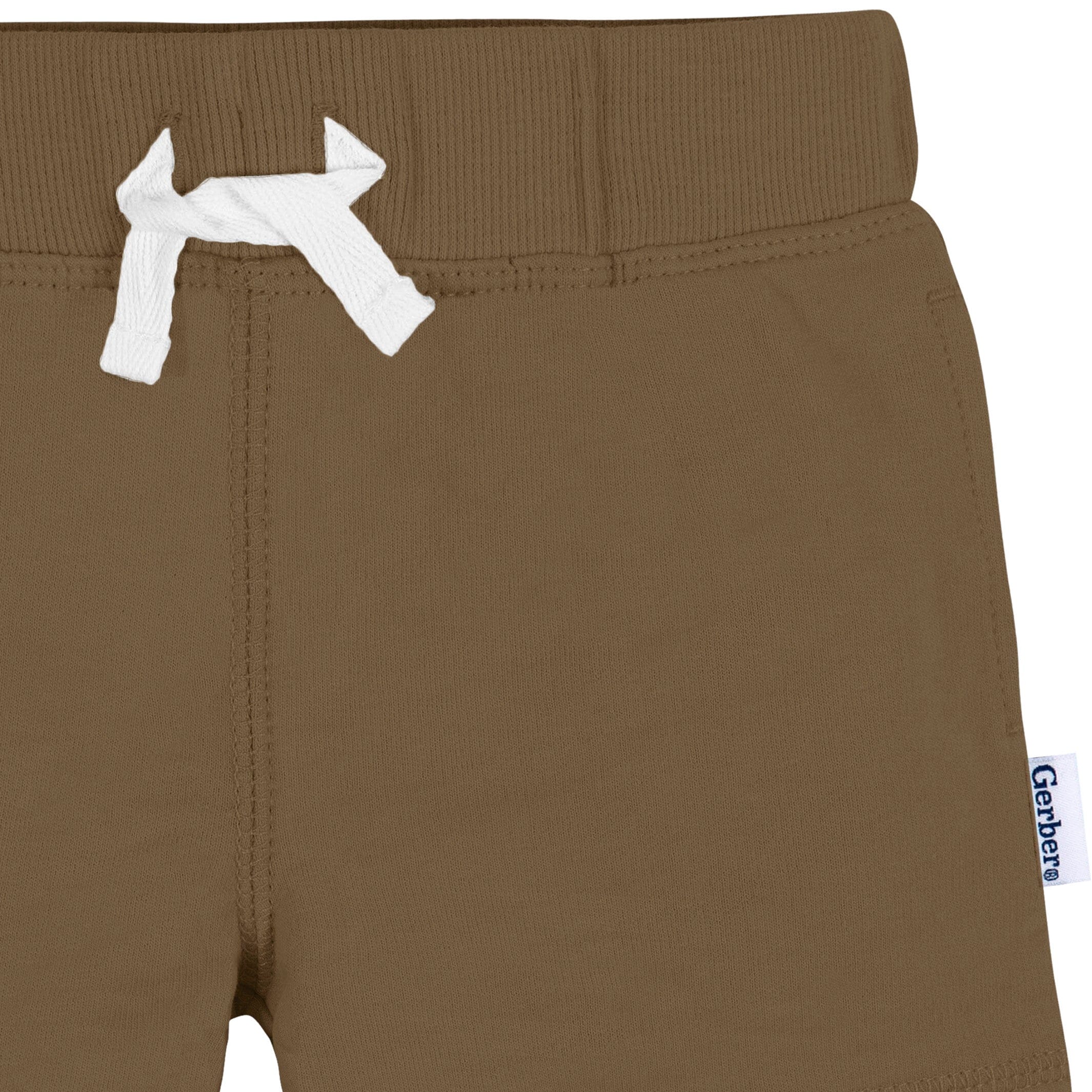 3-Pack Baby & Toddler Boys Neutrals Knit Shorts - Image 3