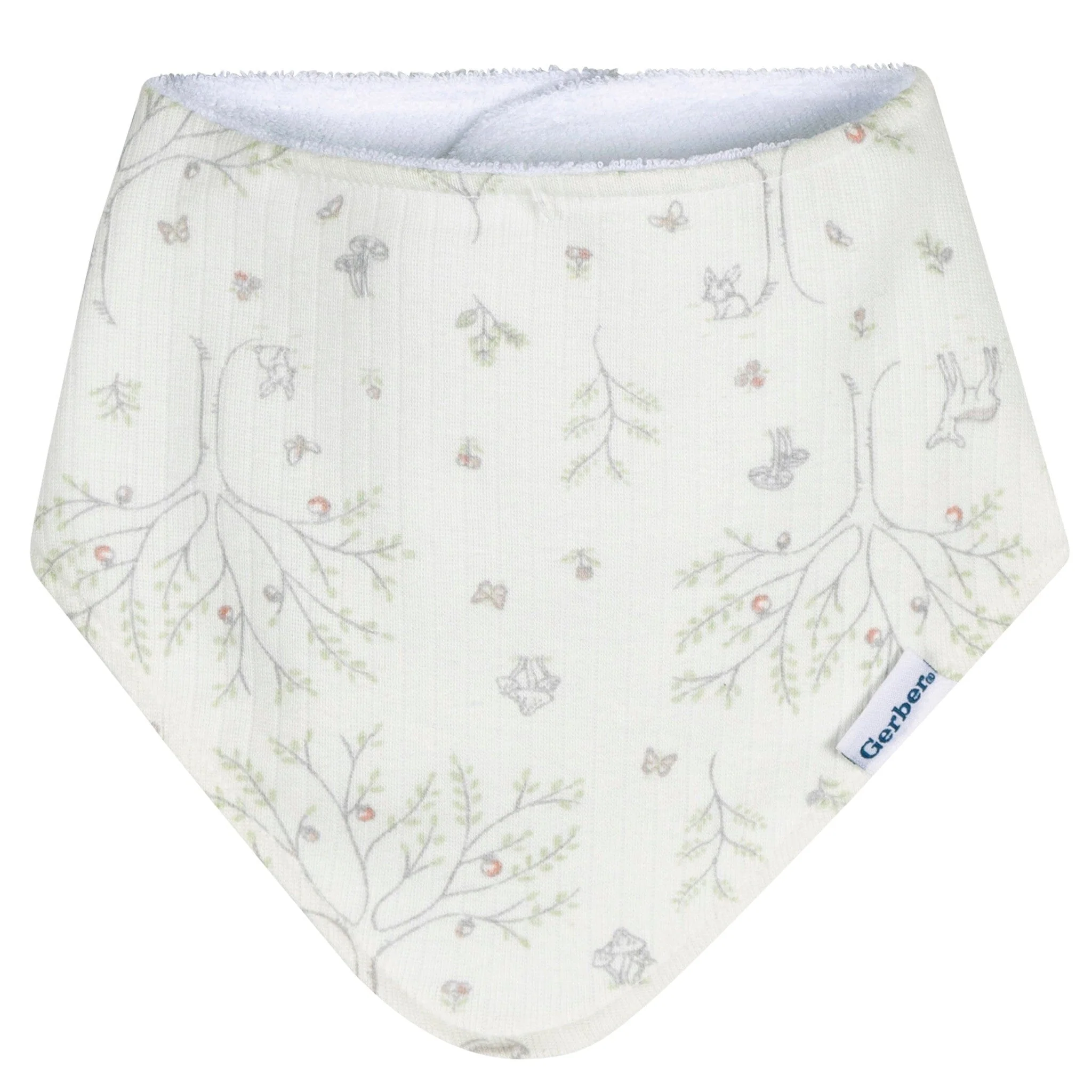 3-Pack Baby Girls Deer Bandana Bib - Image 4