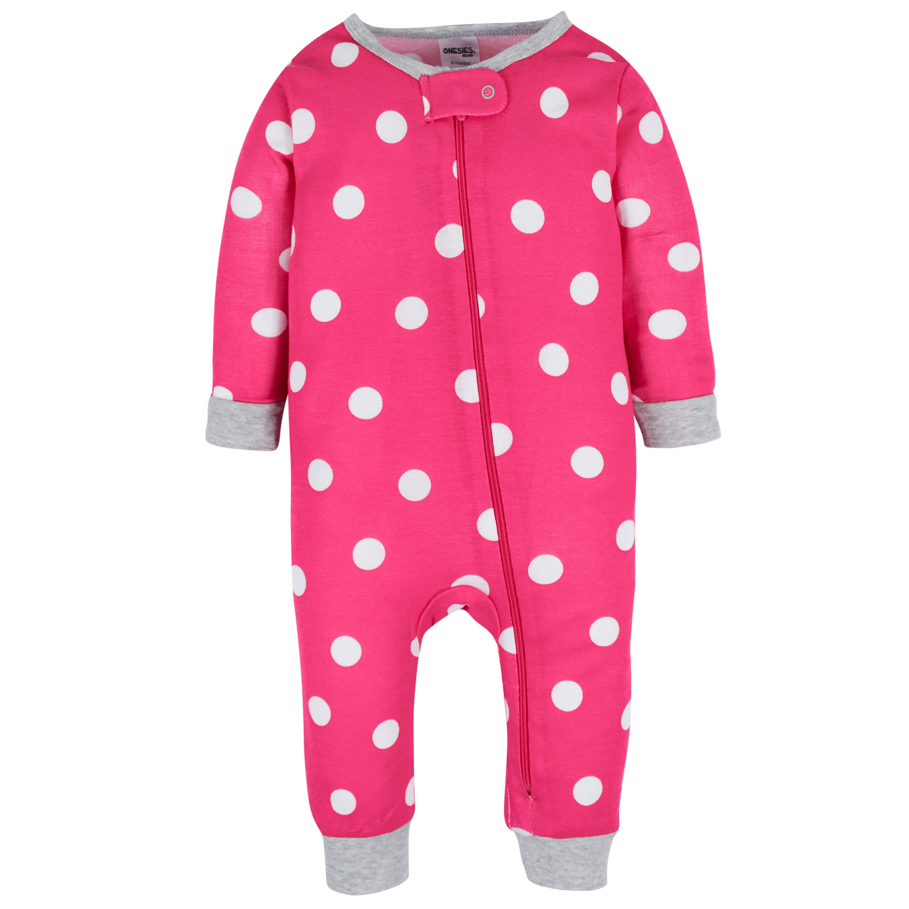 3-Pack Baby & Toddler Girls Dots & Kitties Snug Fit Footless Pajamas - Image 5