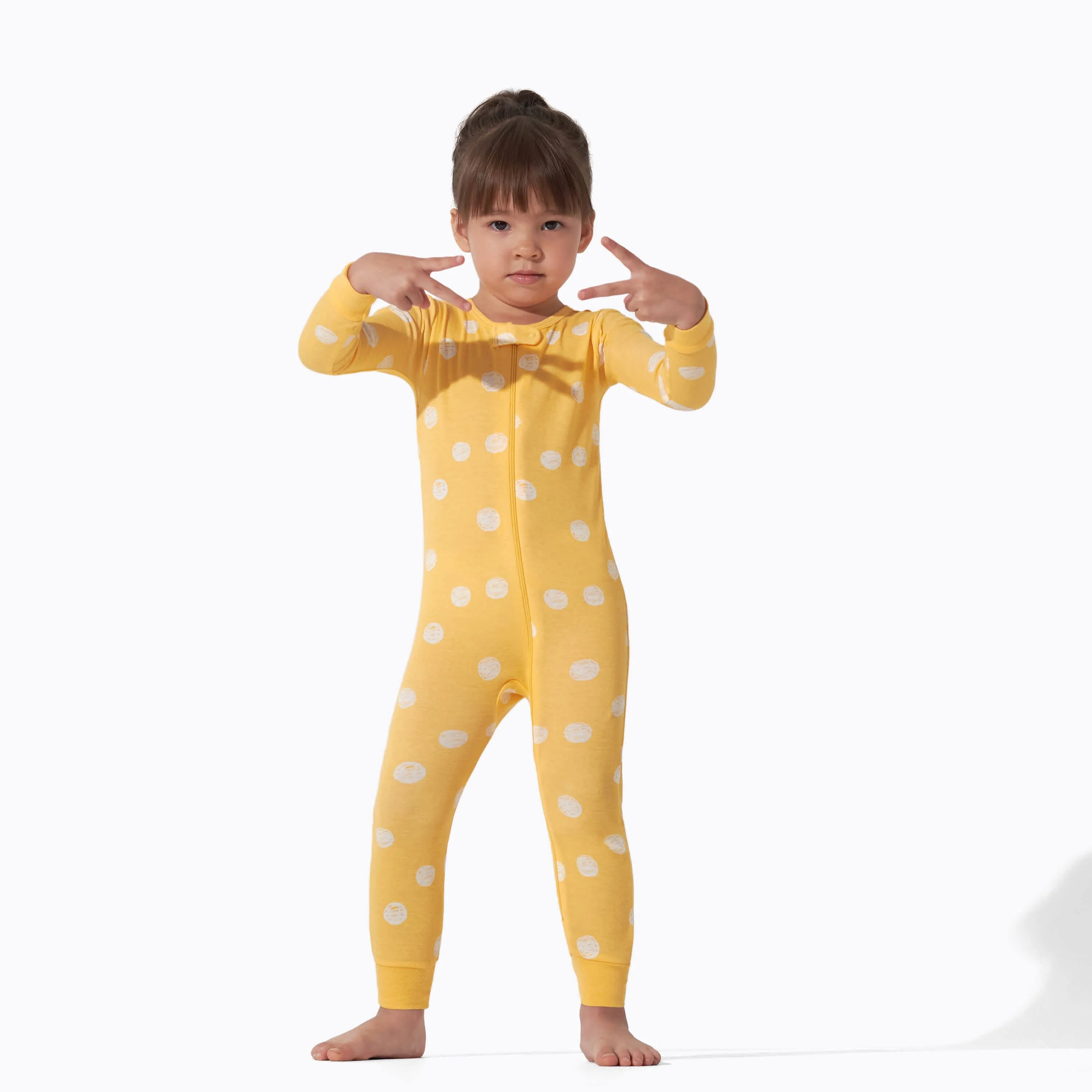 Baby & Toddler Girls 3-Pack Floral Fox Snug Fit Footless Pajamas - Image 3