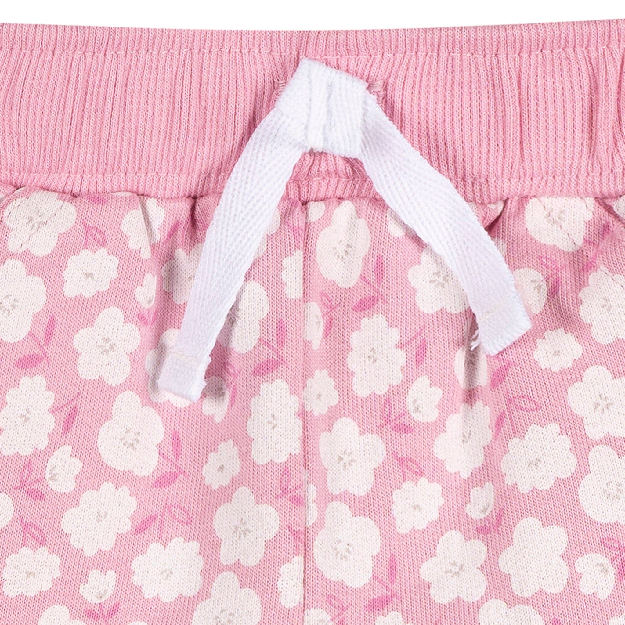 3-Piece Baby & Toddler Girls Ice Cream Knit Shorts - Image 3