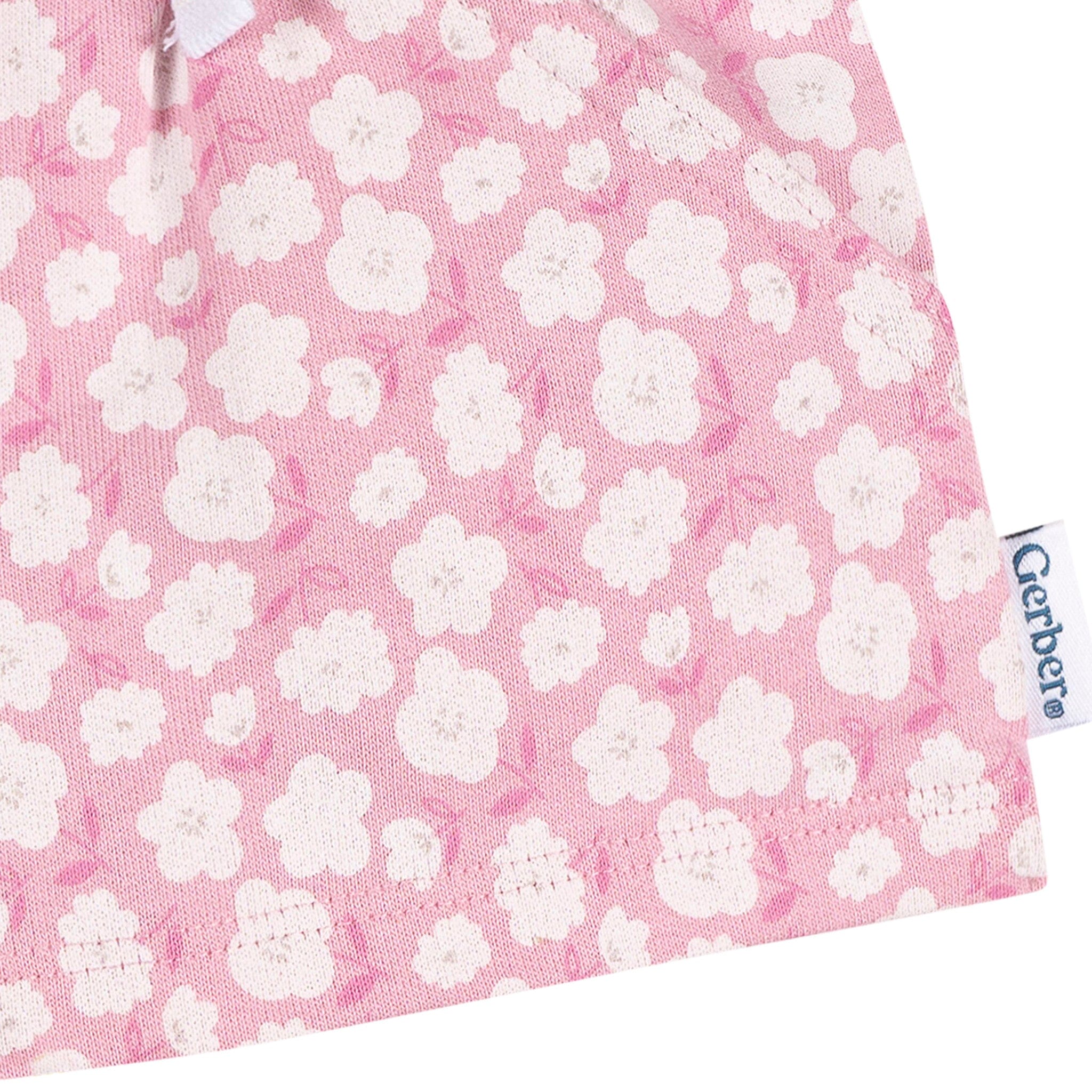 3-Piece Baby & Toddler Girls Ice Cream Knit Shorts - Image 5