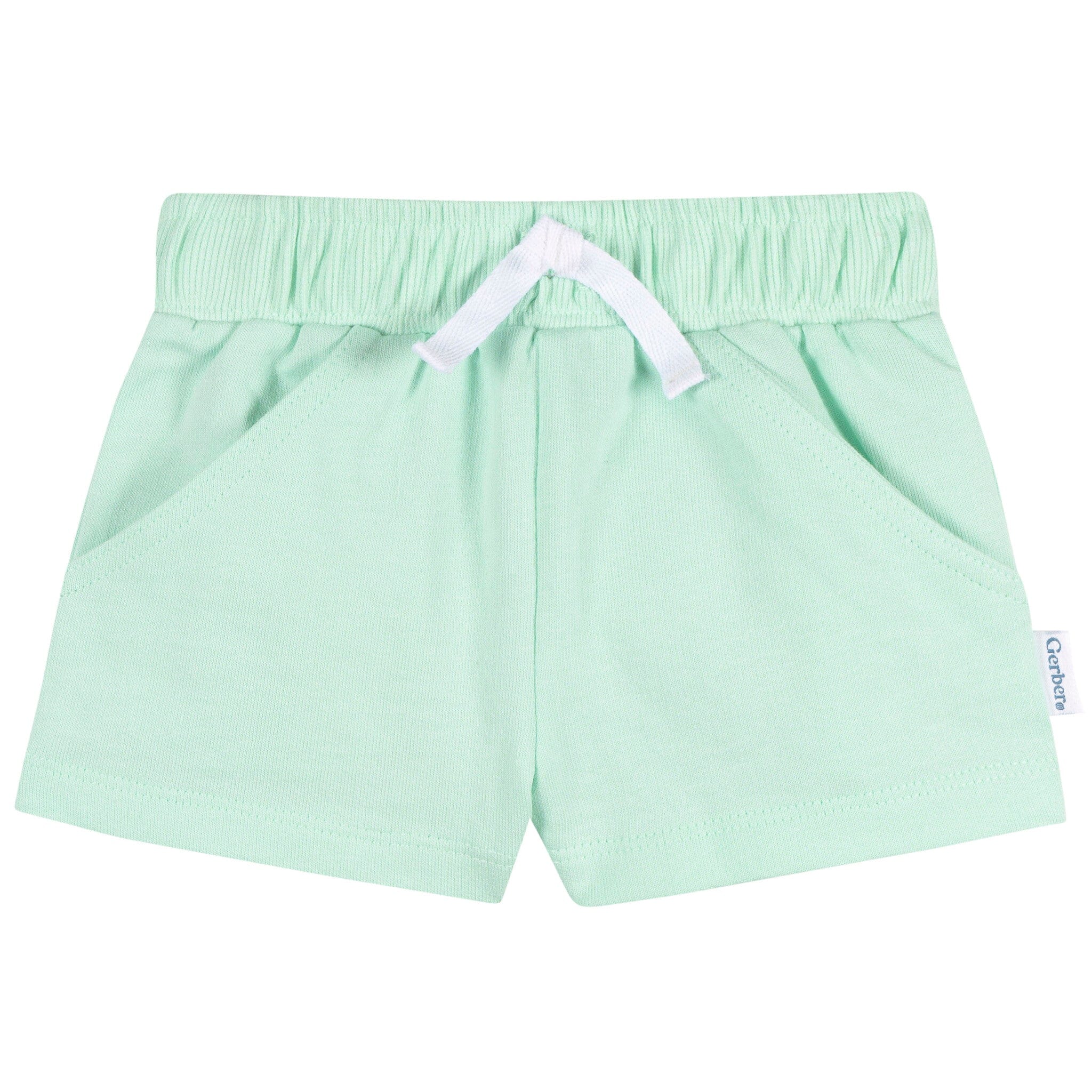 3-Piece Baby & Toddler Girls Ice Cream Knit Shorts - Image 6