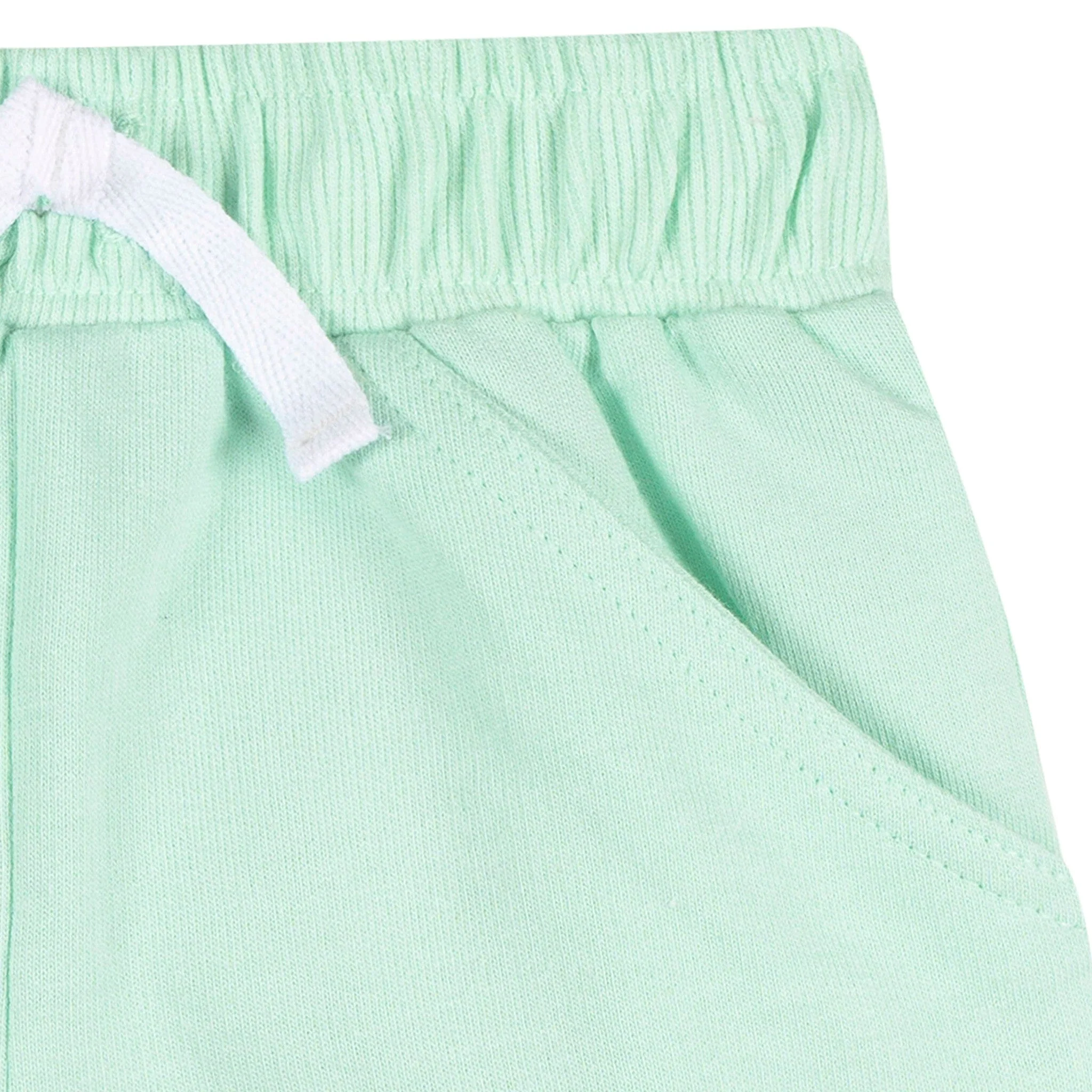3-Piece Baby & Toddler Girls Ice Cream Knit Shorts - Image 8