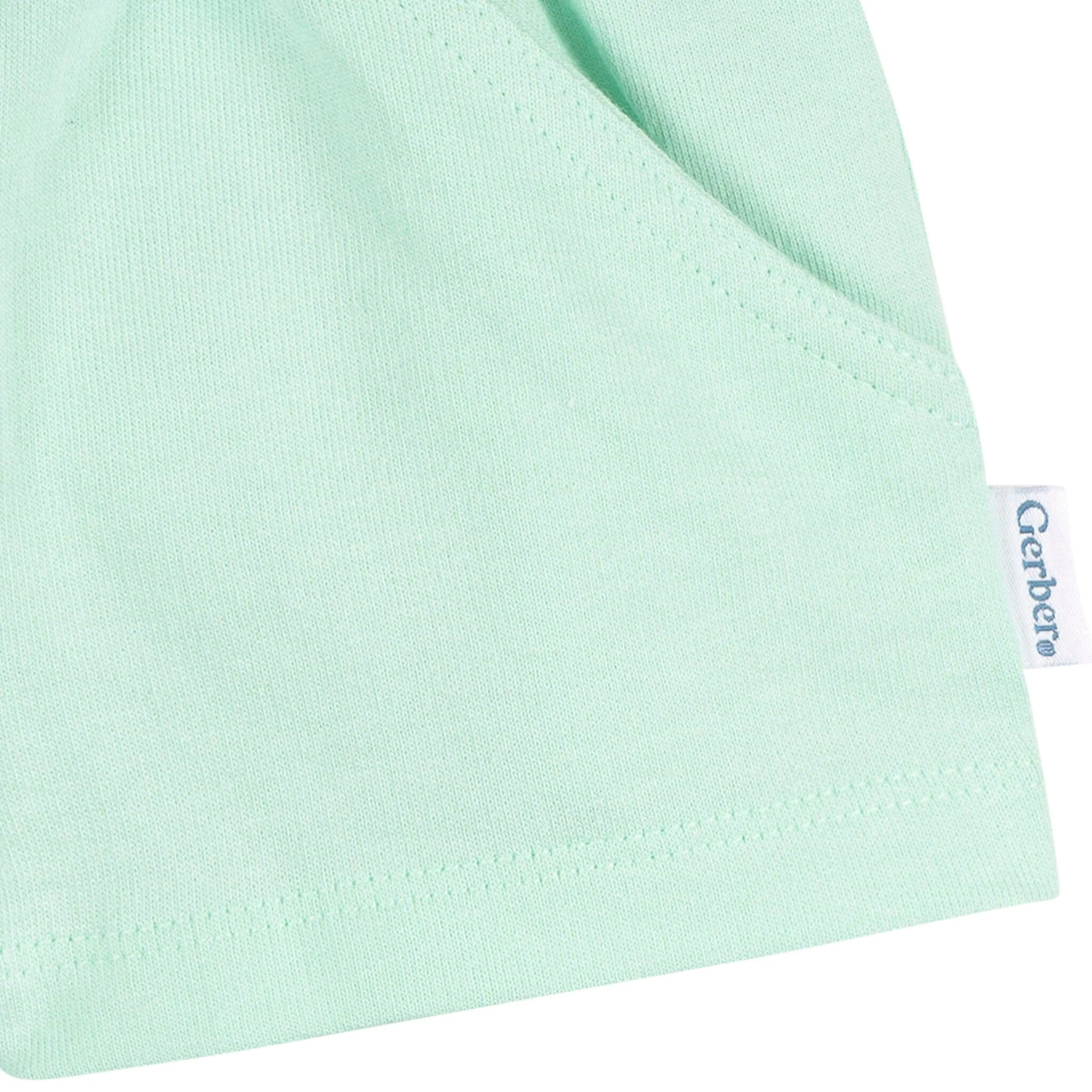 3-Piece Baby & Toddler Girls Ice Cream Knit Shorts - Image 9