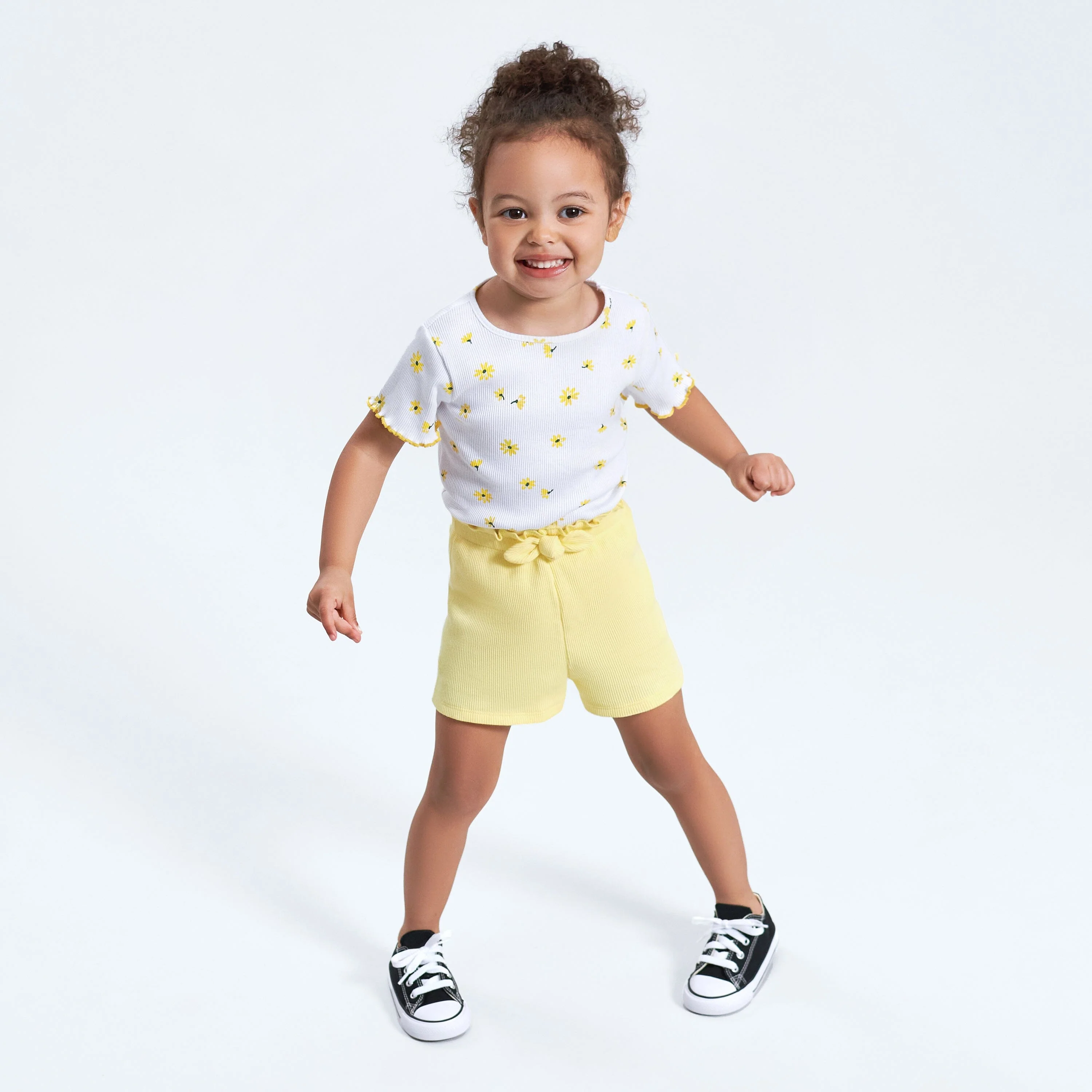 3-Pack Baby & Toddler Girls Picnic Day Dreams Short Sleeve Tees - Image 3