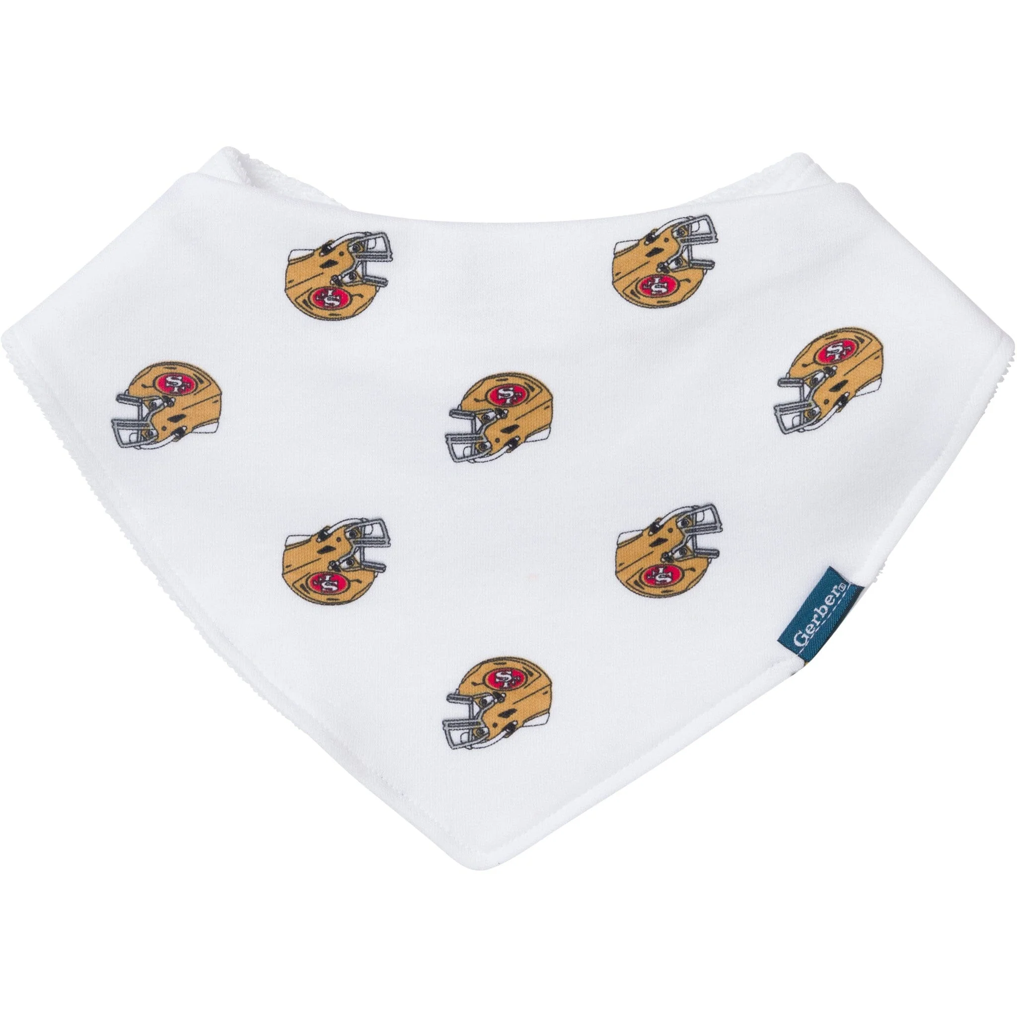 3-Piece Baby San Francisco 49ers Bibs and Burp Cloth Set - Image 2