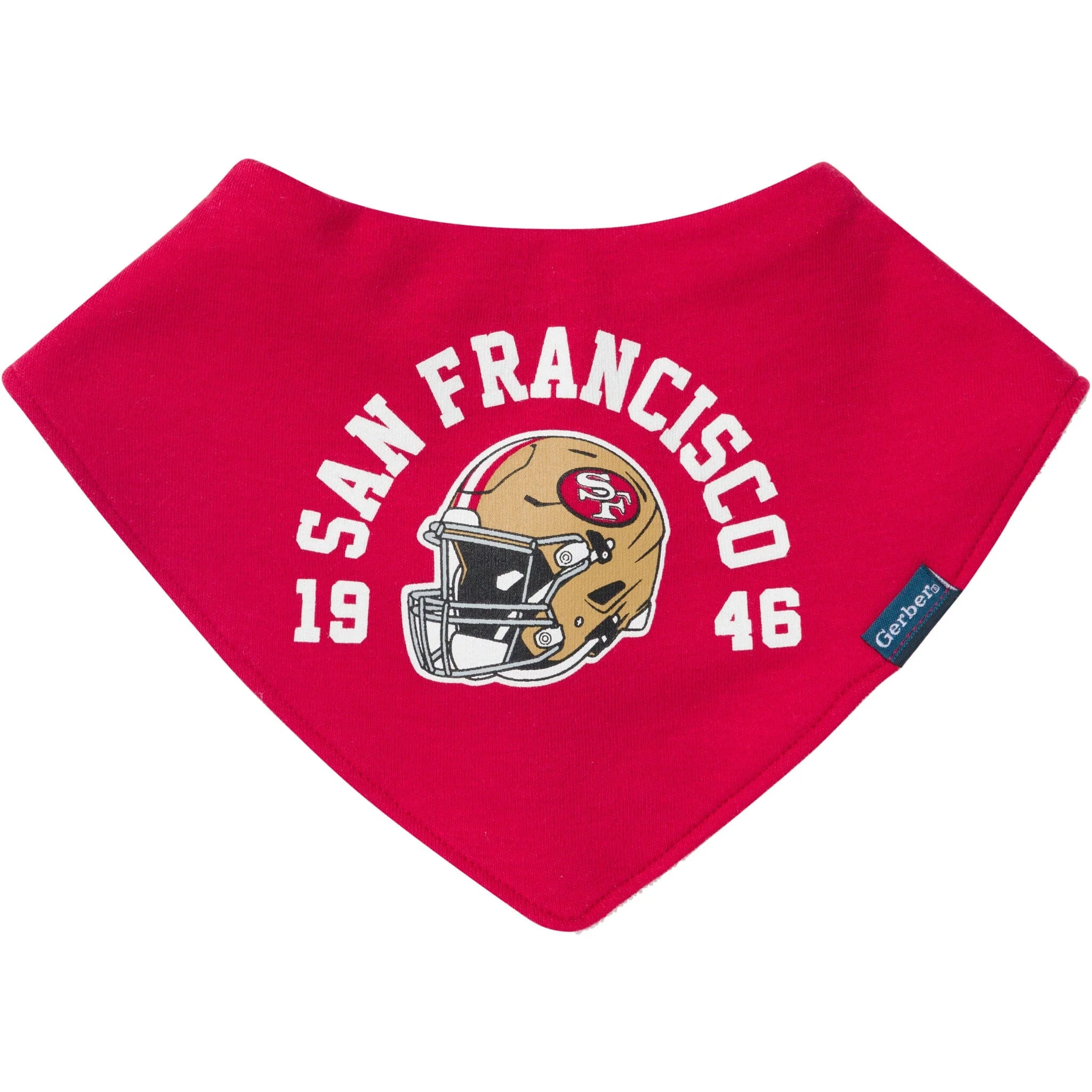 3-Piece Baby San Francisco 49ers Bibs and Burp Cloth Set - Image 3