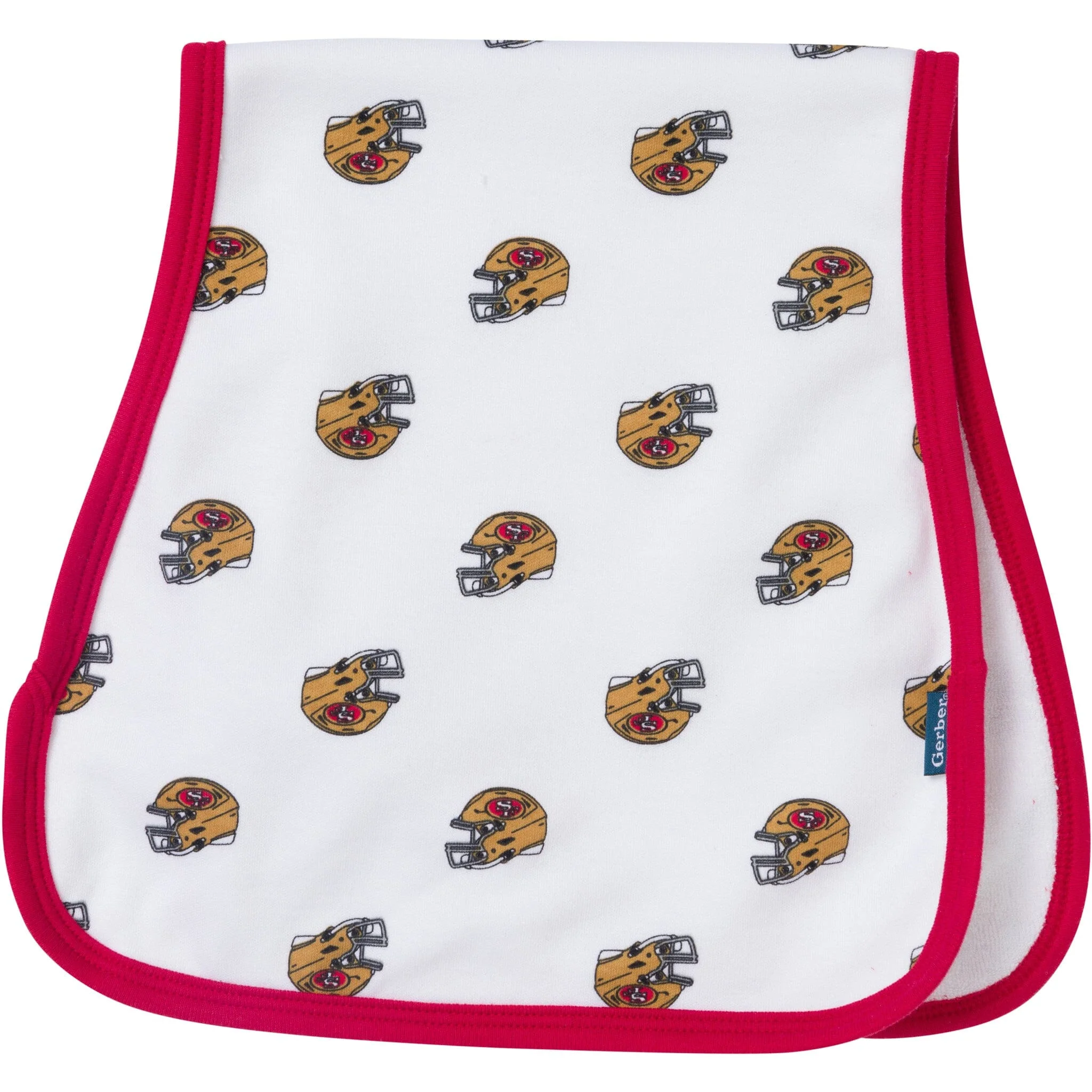 3-Piece Baby San Francisco 49ers Bibs and Burp Cloth Set - Image 4