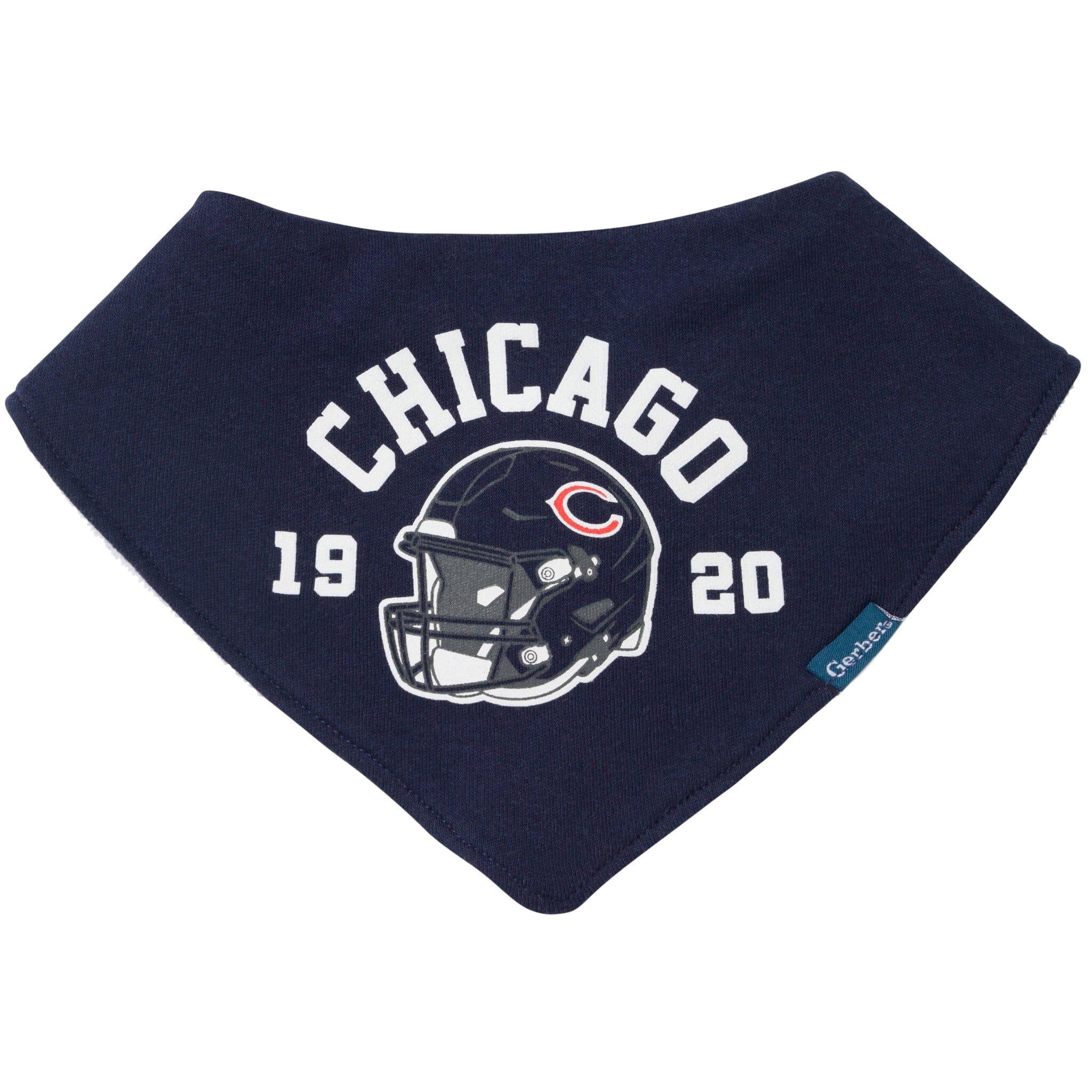 3-Piece Baby Chicago Bears Bibs and Burp Cloth Set - Image 2