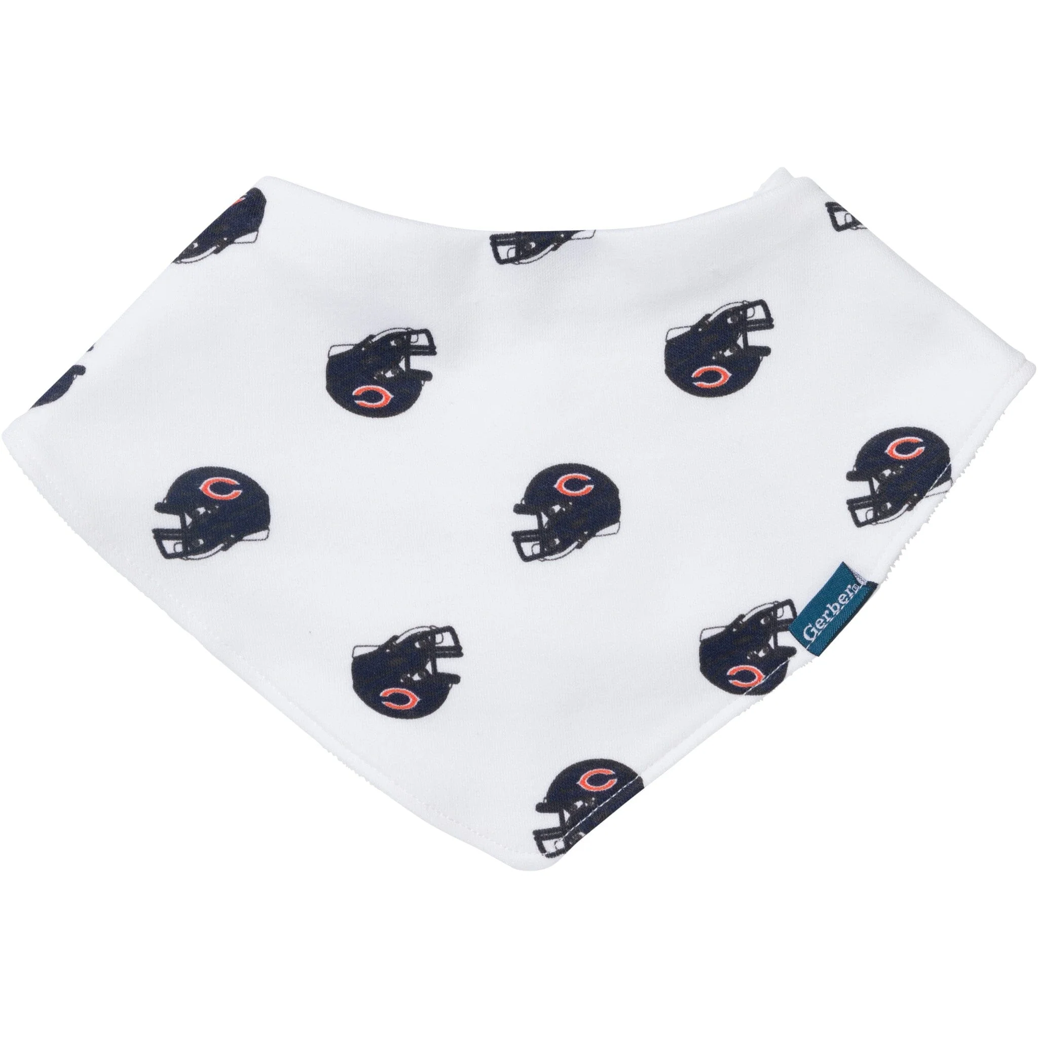 3-Piece Baby Chicago Bears Bibs and Burp Cloth Set - Image 3
