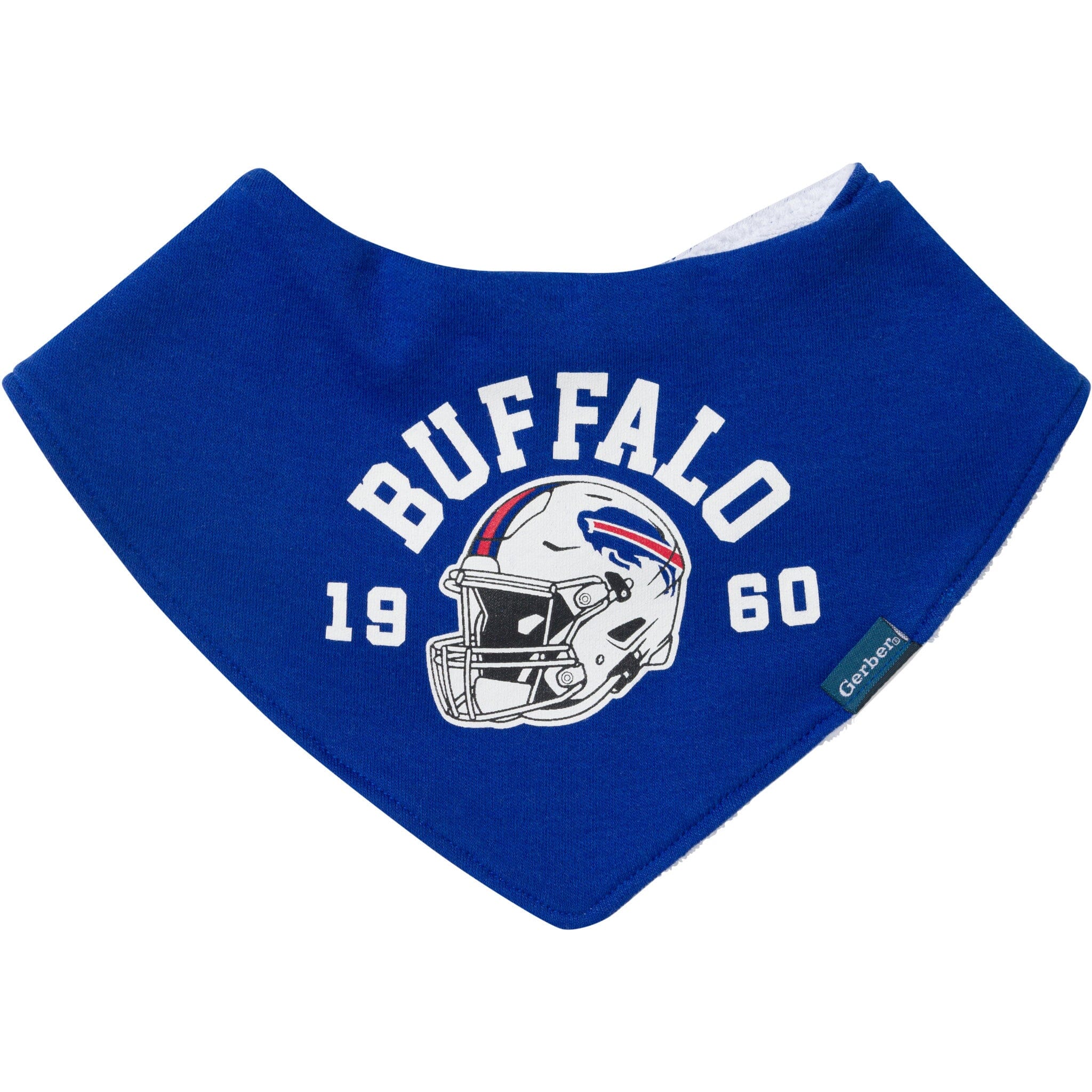 3-Piece Baby Buffalo Bills Bibs and Burp Cloth Set - Image 2