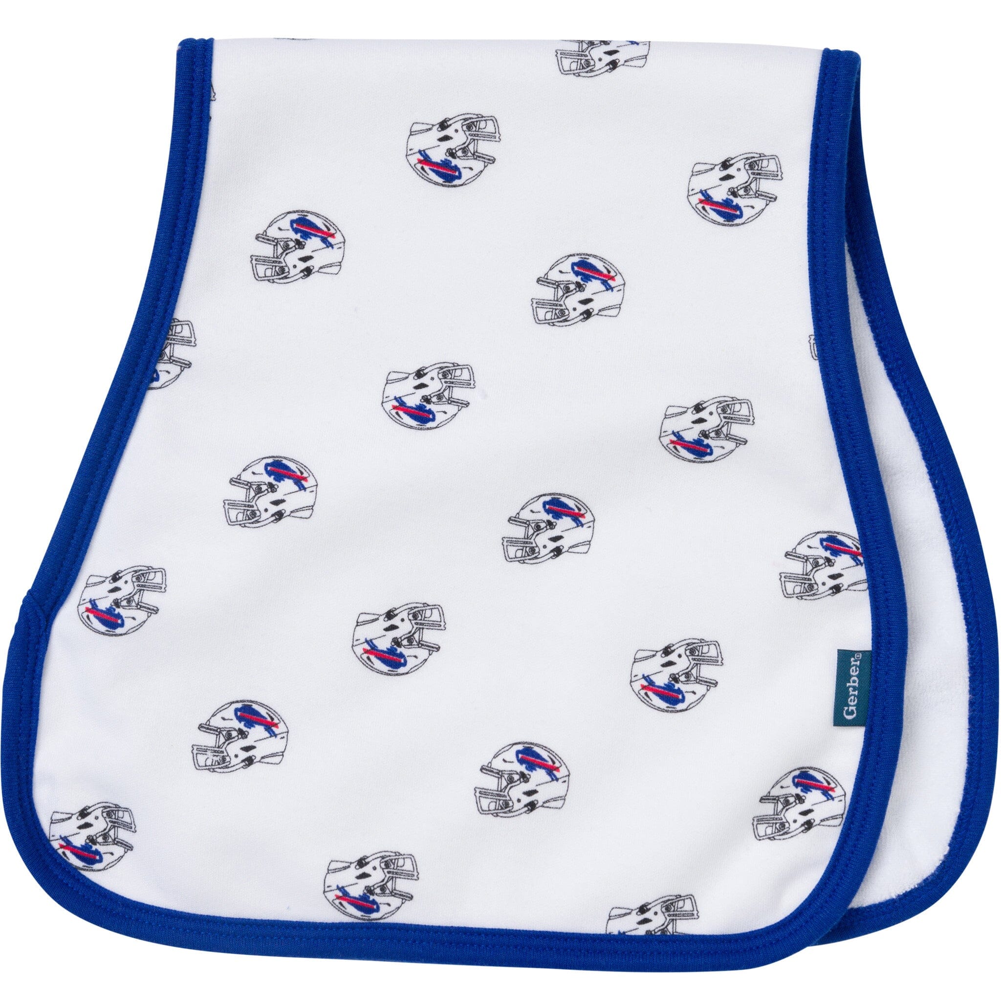 3-Piece Baby Buffalo Bills Bibs and Burp Cloth Set - Image 4