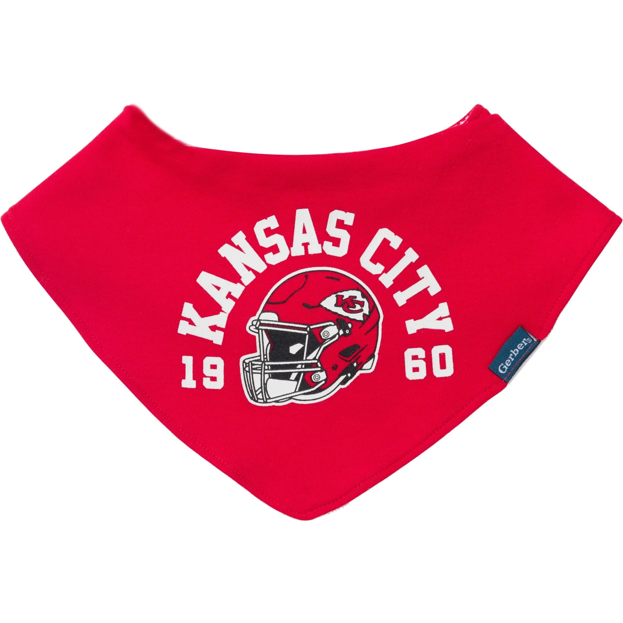 3-Piece Baby Kansas City Chiefs Bibs and Burp Cloth Set - Image 2