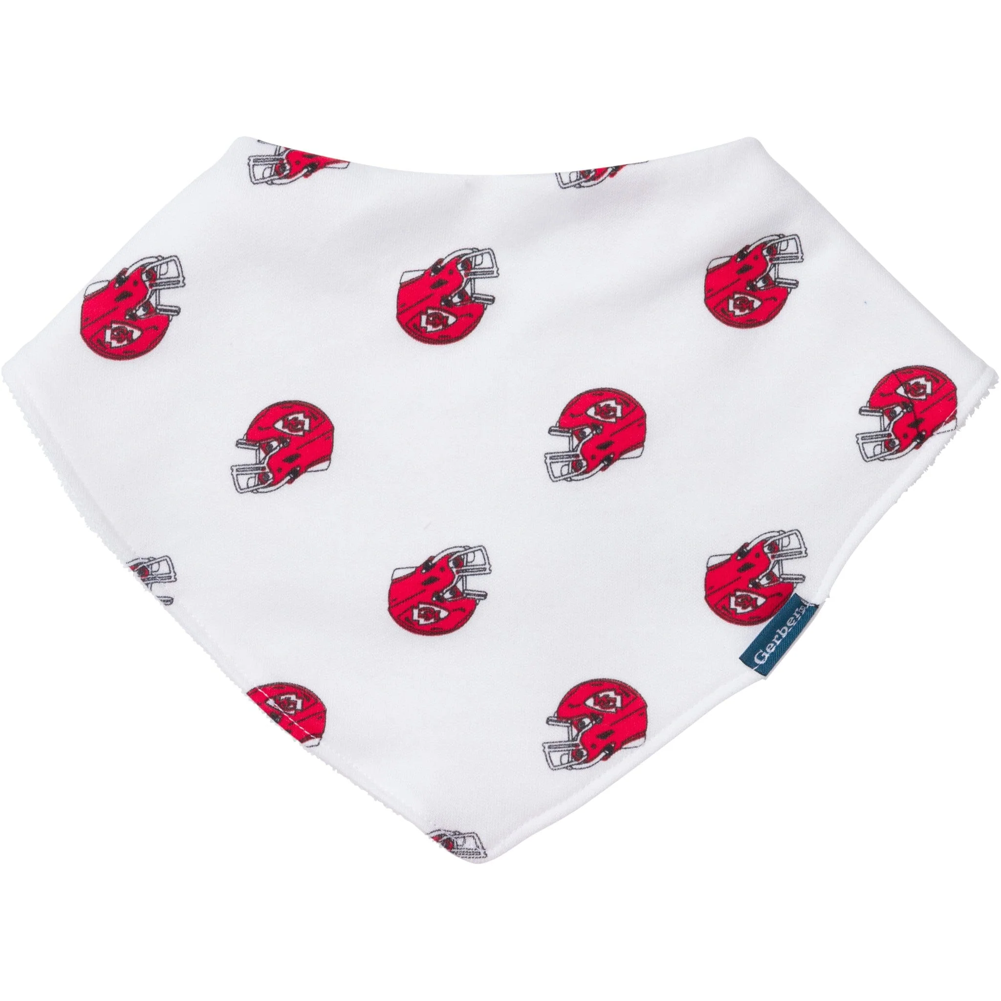 3-Piece Baby Kansas City Chiefs Bibs and Burp Cloth Set - Image 3