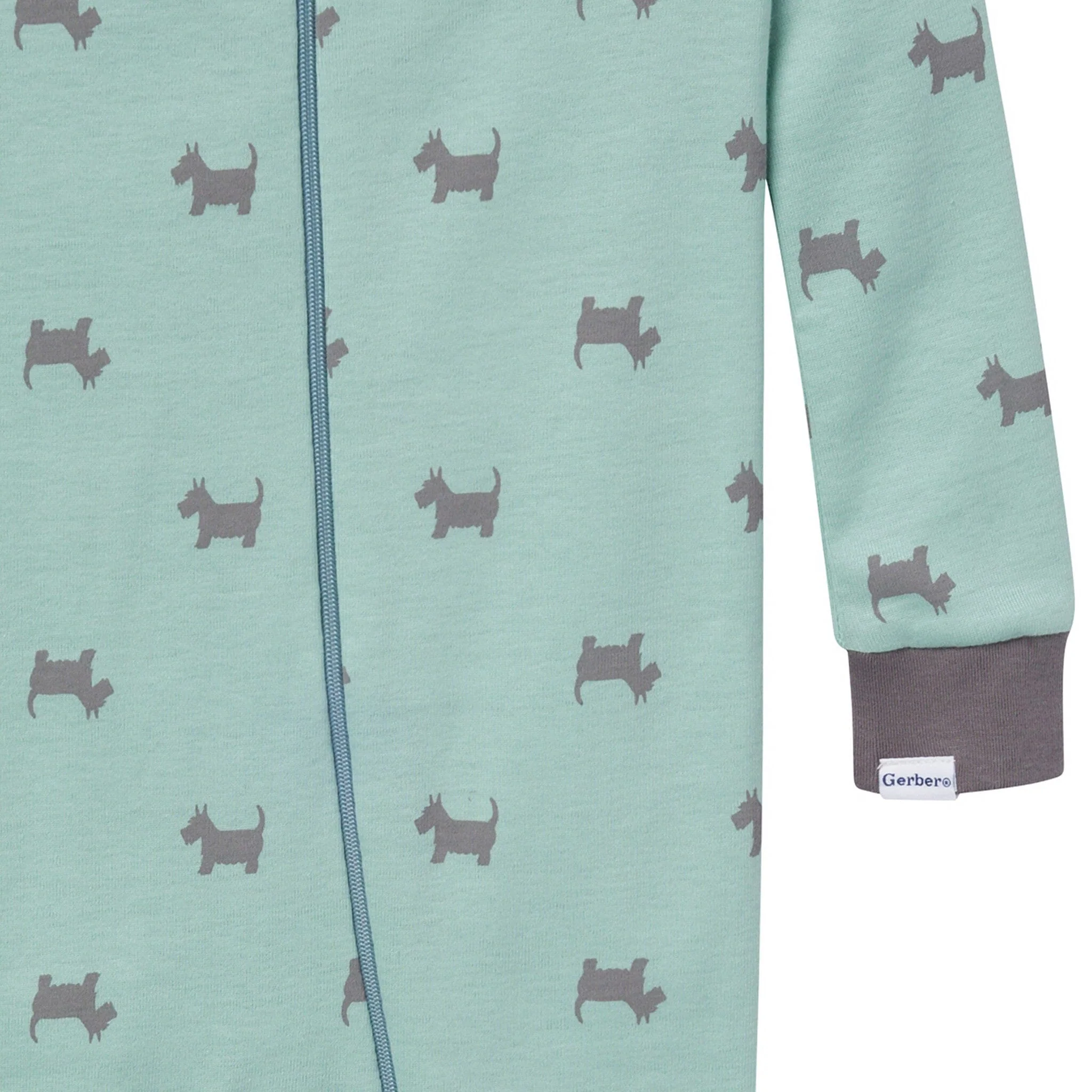 3-Pack Baby & Toddler Neutral Dog Snug Fit Footless Pajamas - Image 7