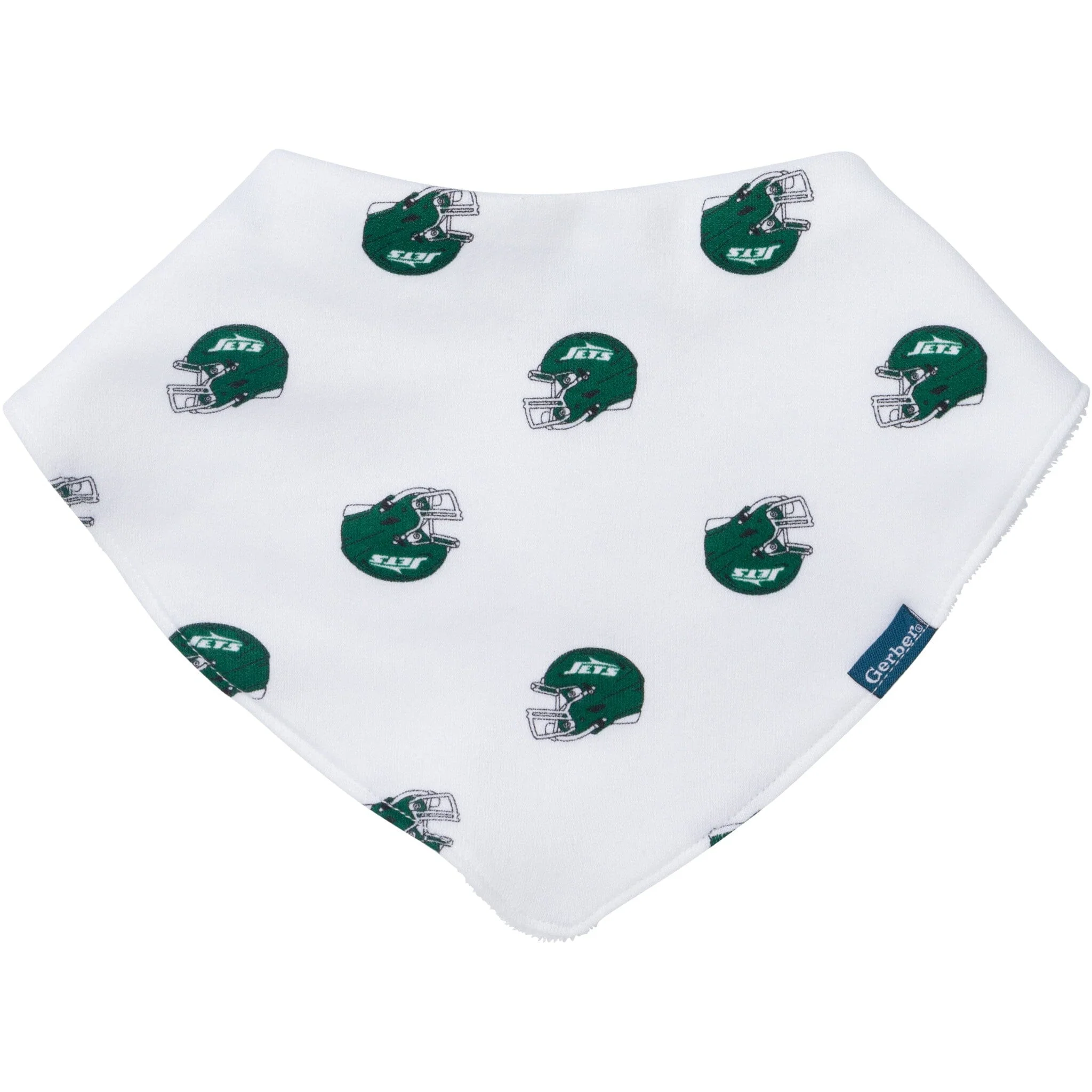 3-Piece Baby New York Jets Bibs and Burp Cloth Set - Image 3