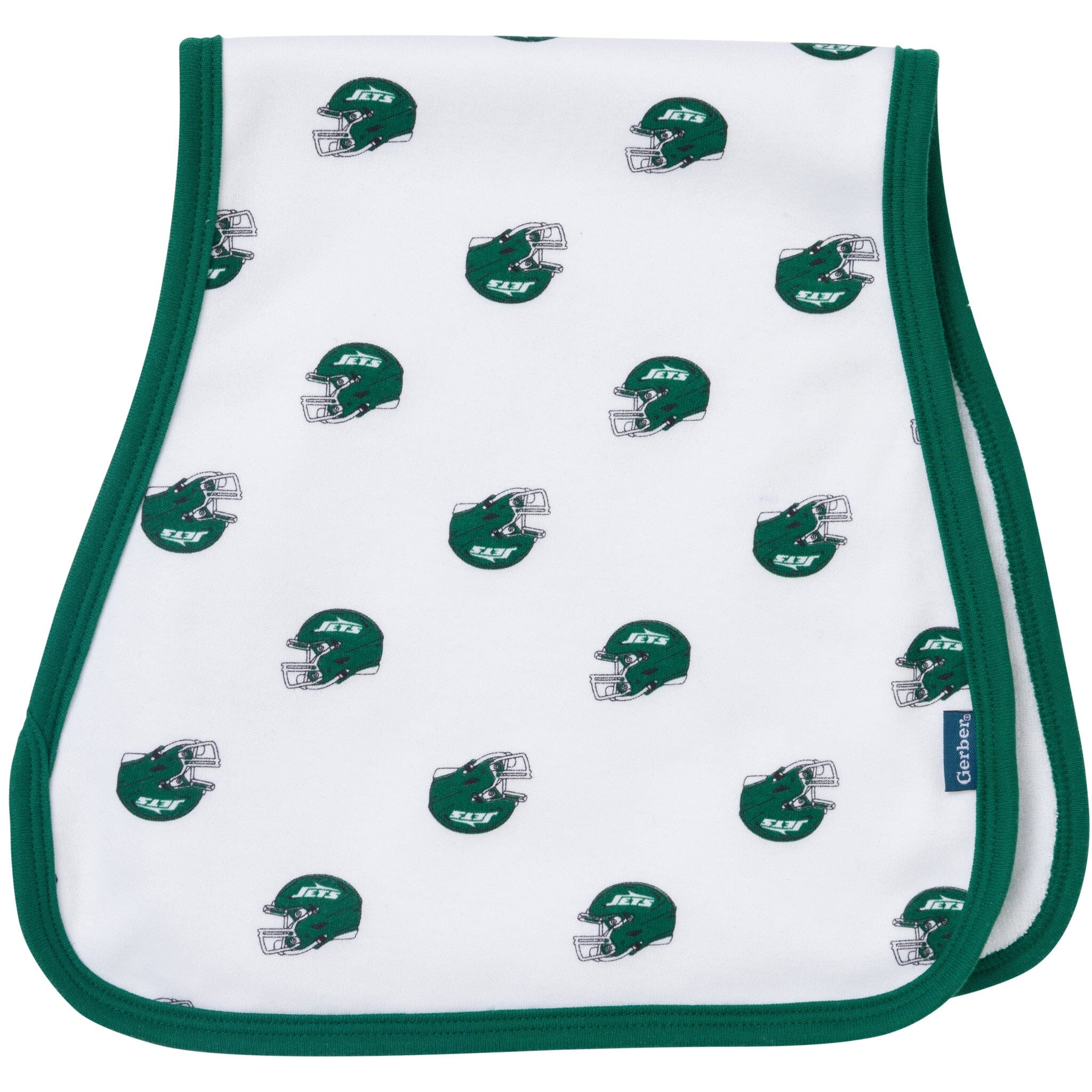 3-Piece Baby New York Jets Bibs and Burp Cloth Set - Image 4