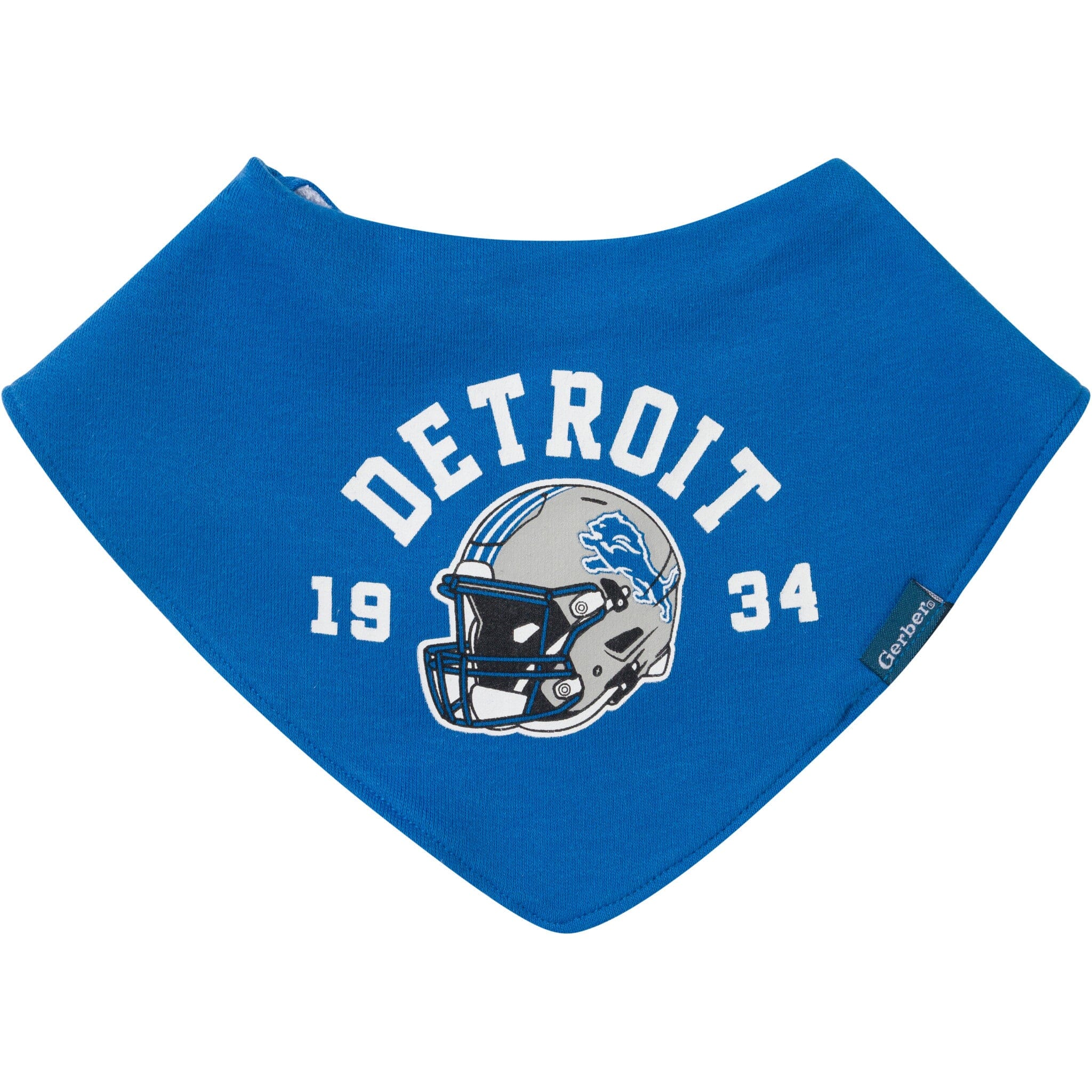 3-Piece Baby Detroit Lions Bibs and Burp Cloth Set - Image 2